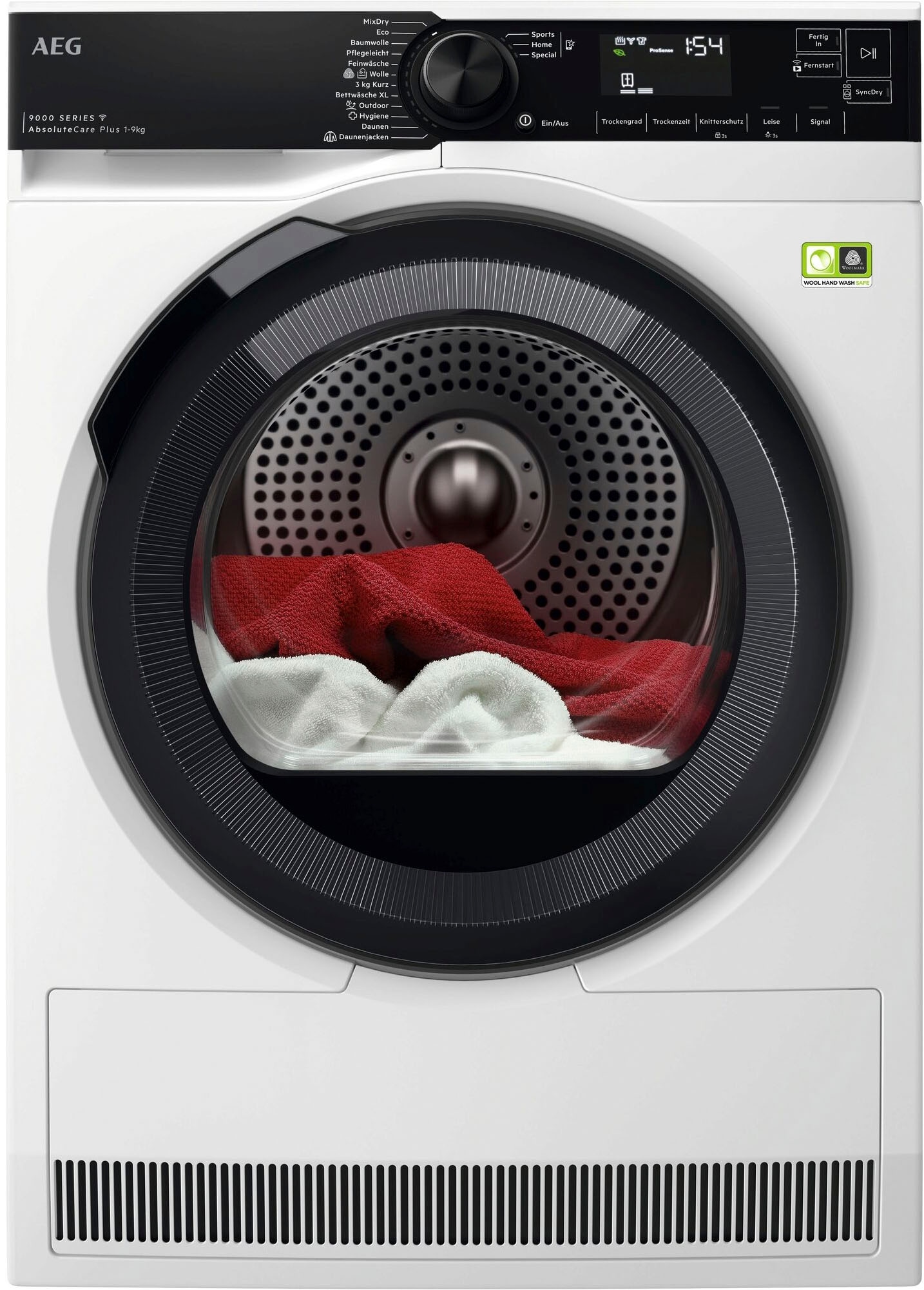 AEG Wärmepumpentrockner »TR9W75790«, 9 kg, WLAN-fähiger Trockner günstig online kaufen