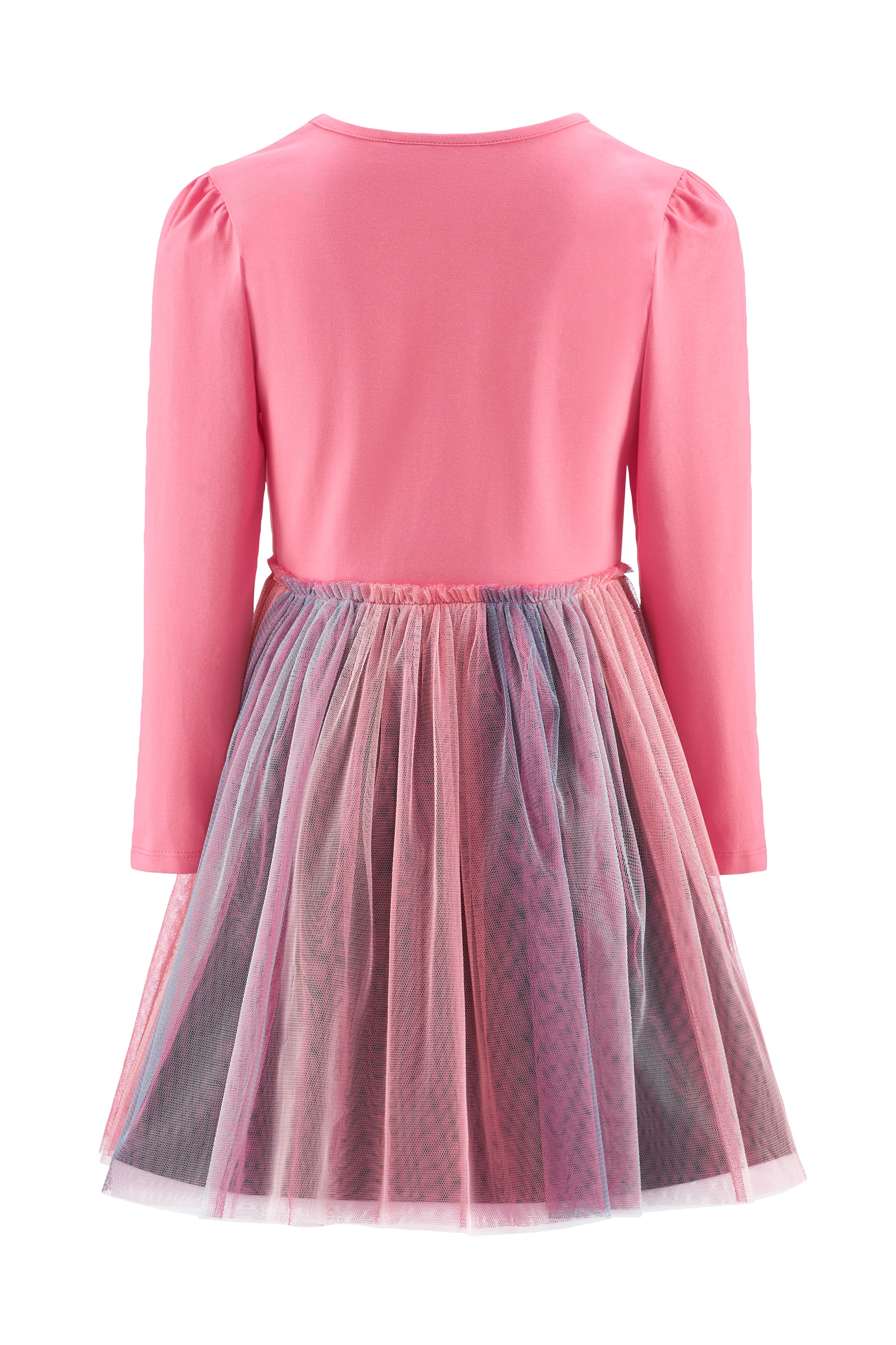 happy girls Jerseykleid Baumwollmischung, Blütenapplikationen