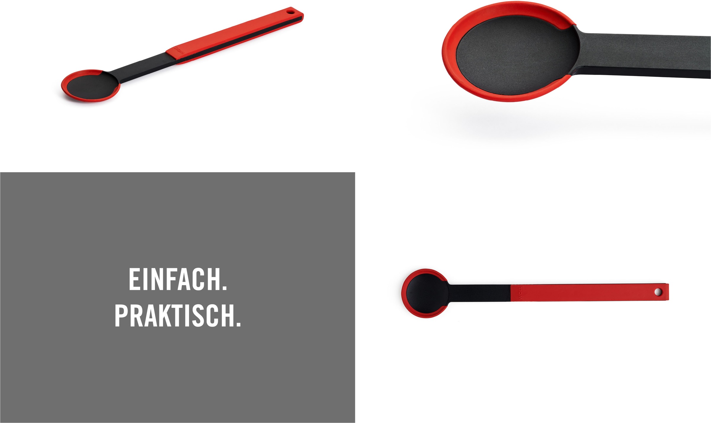 WOLL Kochlöffel »Cook it«, (1 tlg.), aus hochwertigem Kunststoff und Siliko günstig online kaufen