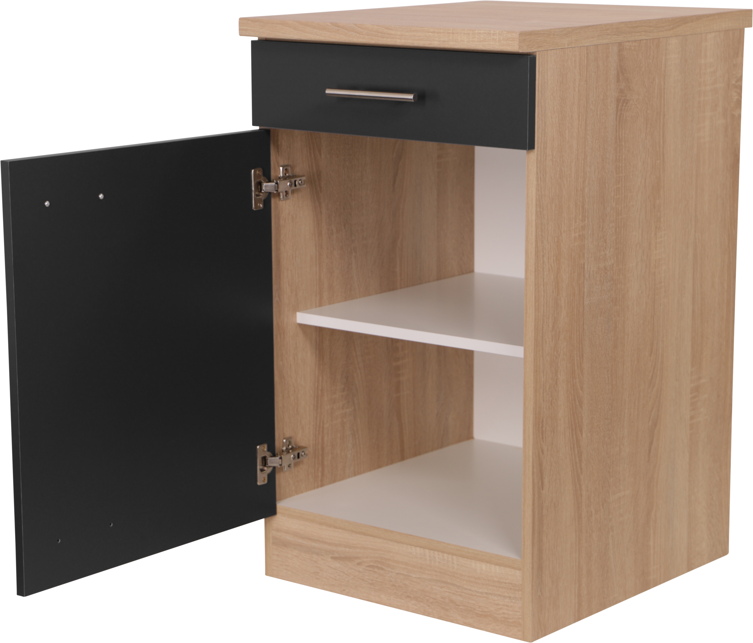 RESPEKTA Unterschrank »Merle« Breite 50 cm, Soft-Close, Griffe aus Metall, 85 cm Arbeitshöhe