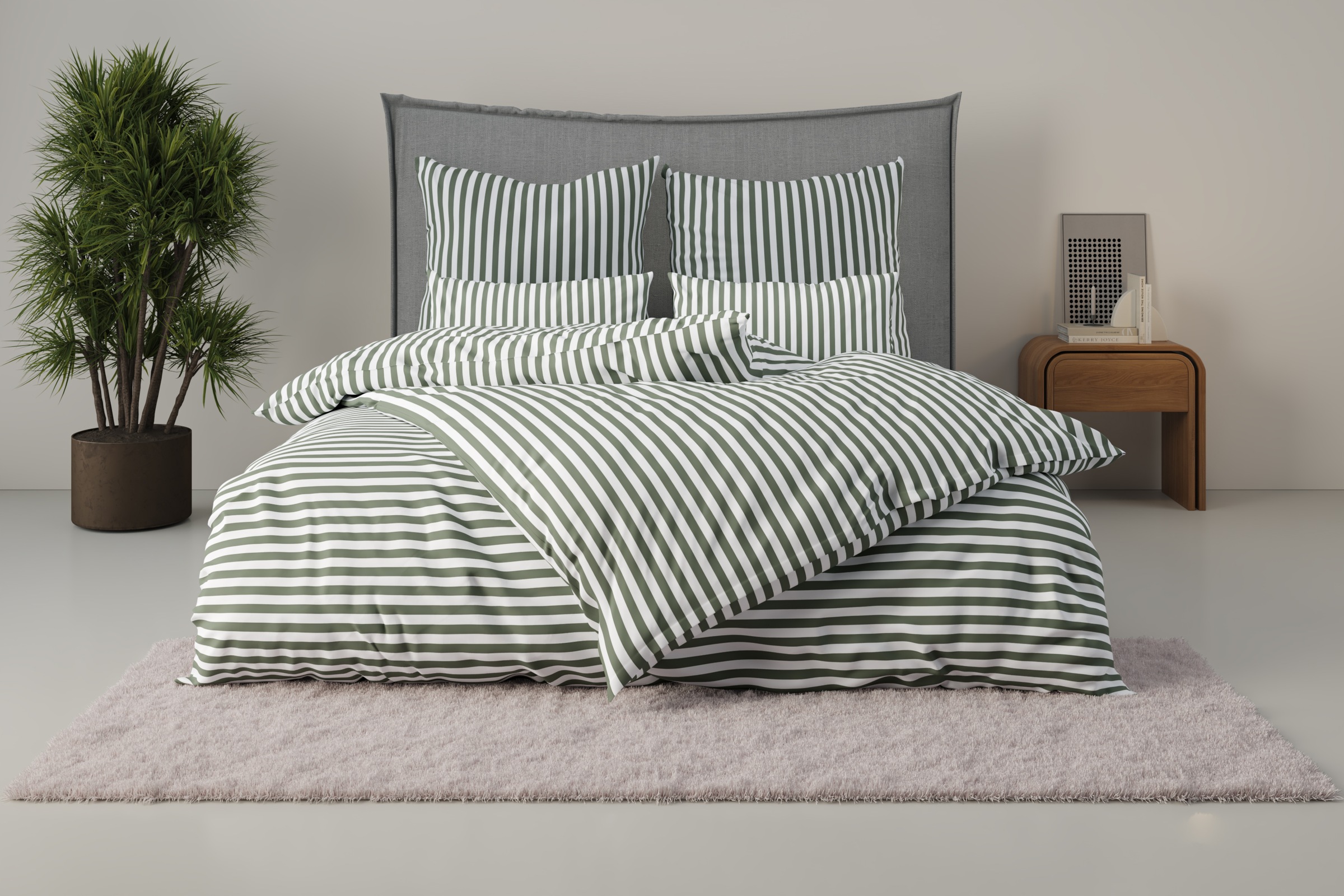 LeGer Home by Lena Gercke Bettwäsche »Linnea«, aus 100% Baumwolle, Streifendesign