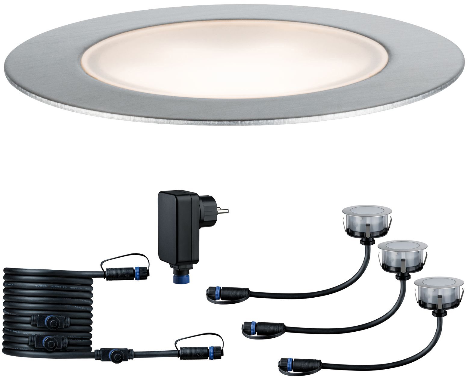 Paulmann LED Einbauleuchte »Plug & Shine«, 3 flammig, Leuchtmittel LED-Modul | LED fest integriert, LED-Modul, IP65 3000K