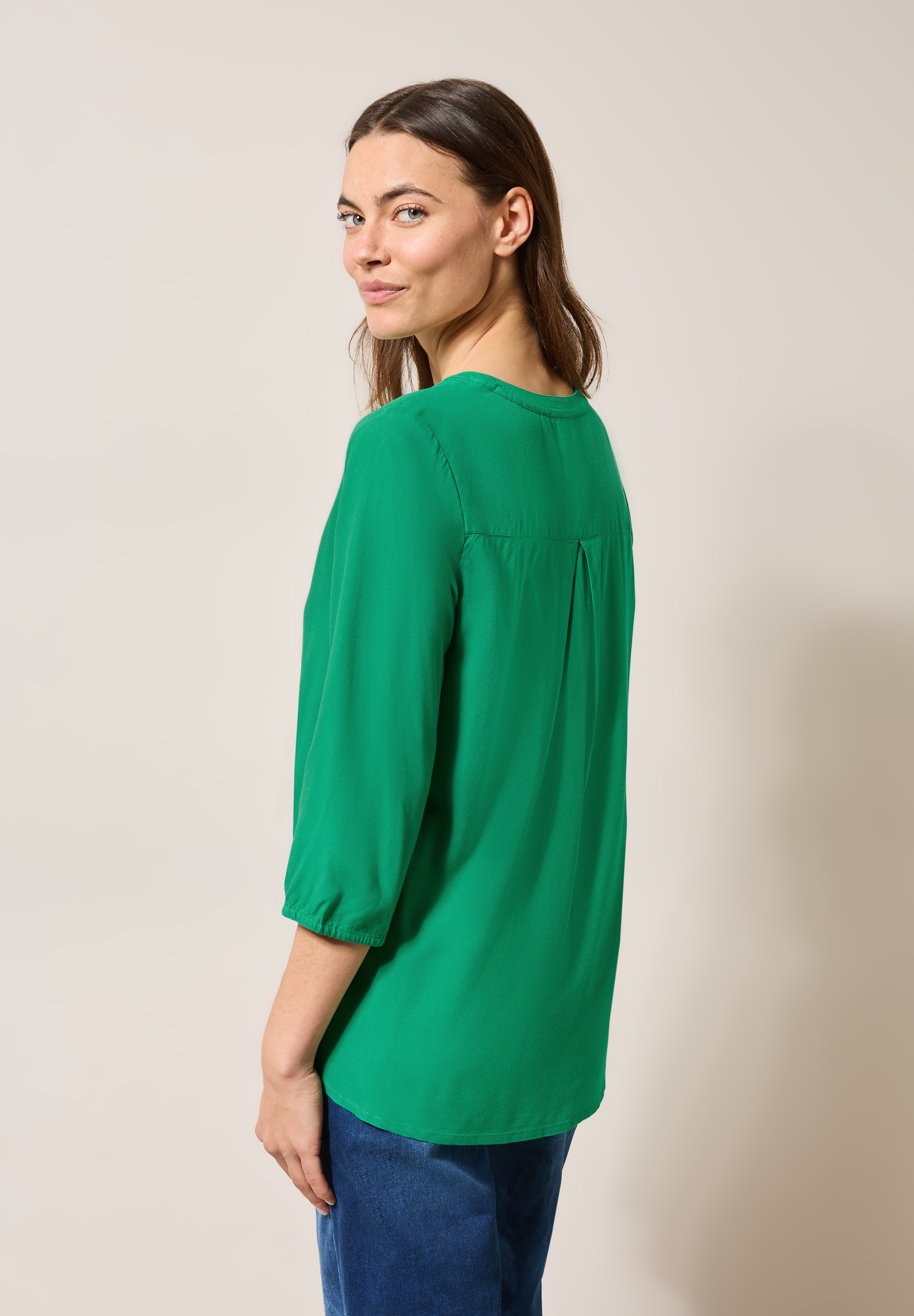 Cecil Klassische Bluse, in Unifarbe