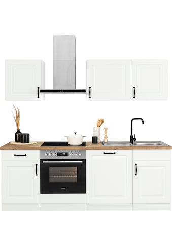 Küchenzeile »Erla«, mit Hanseatic-E-Geräten, Breite 220 cm