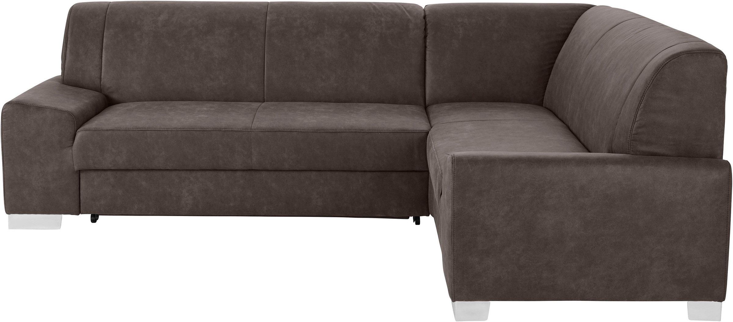 DOMO collection Ecksofa »Anzio in kubischer Formensprache, flache Armlehnen günstig online kaufen