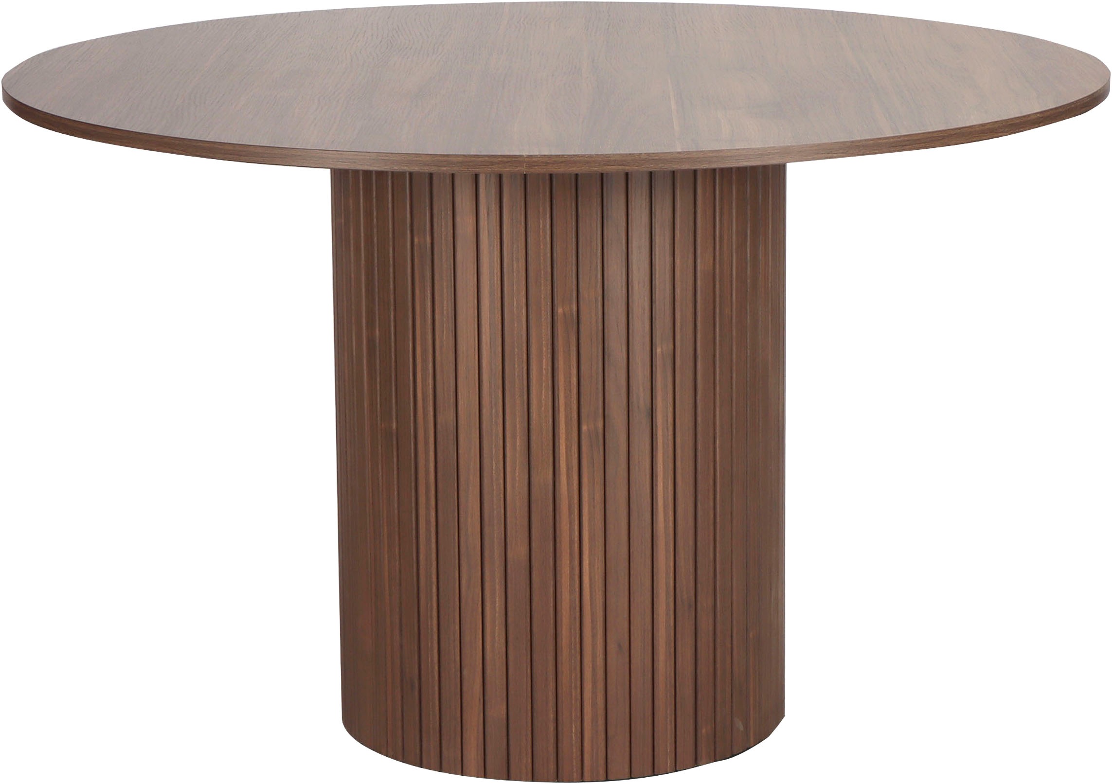 Esstisch MÖBILIA, walnuss, walnuss, walnuss, B:120cm H:75cm T:120cm