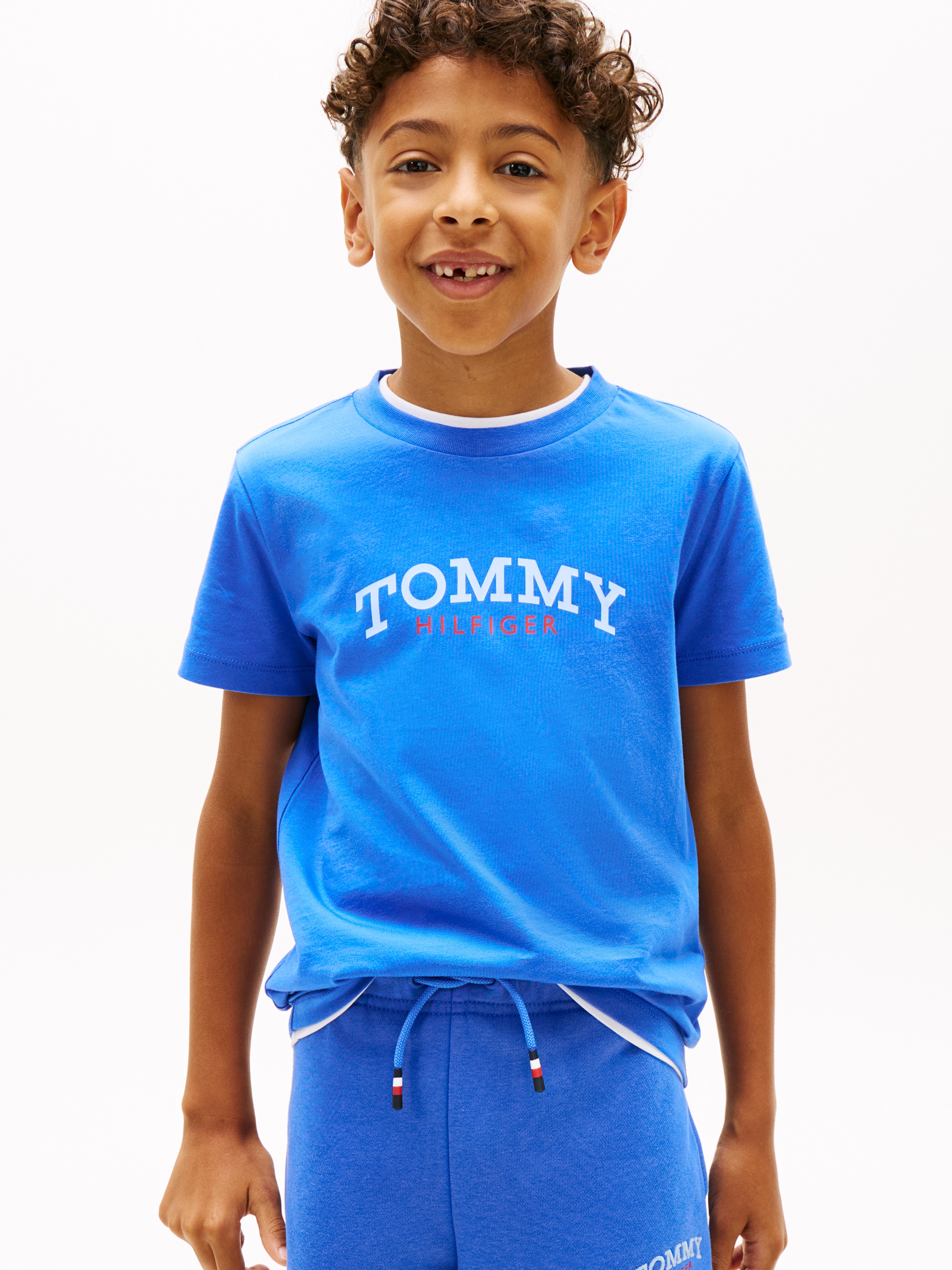 Tommy Hilfiger T-Shirt »MONOGRAM GRAPHIC T-SHIRT« Kinder bis 16 Jahre, Druck