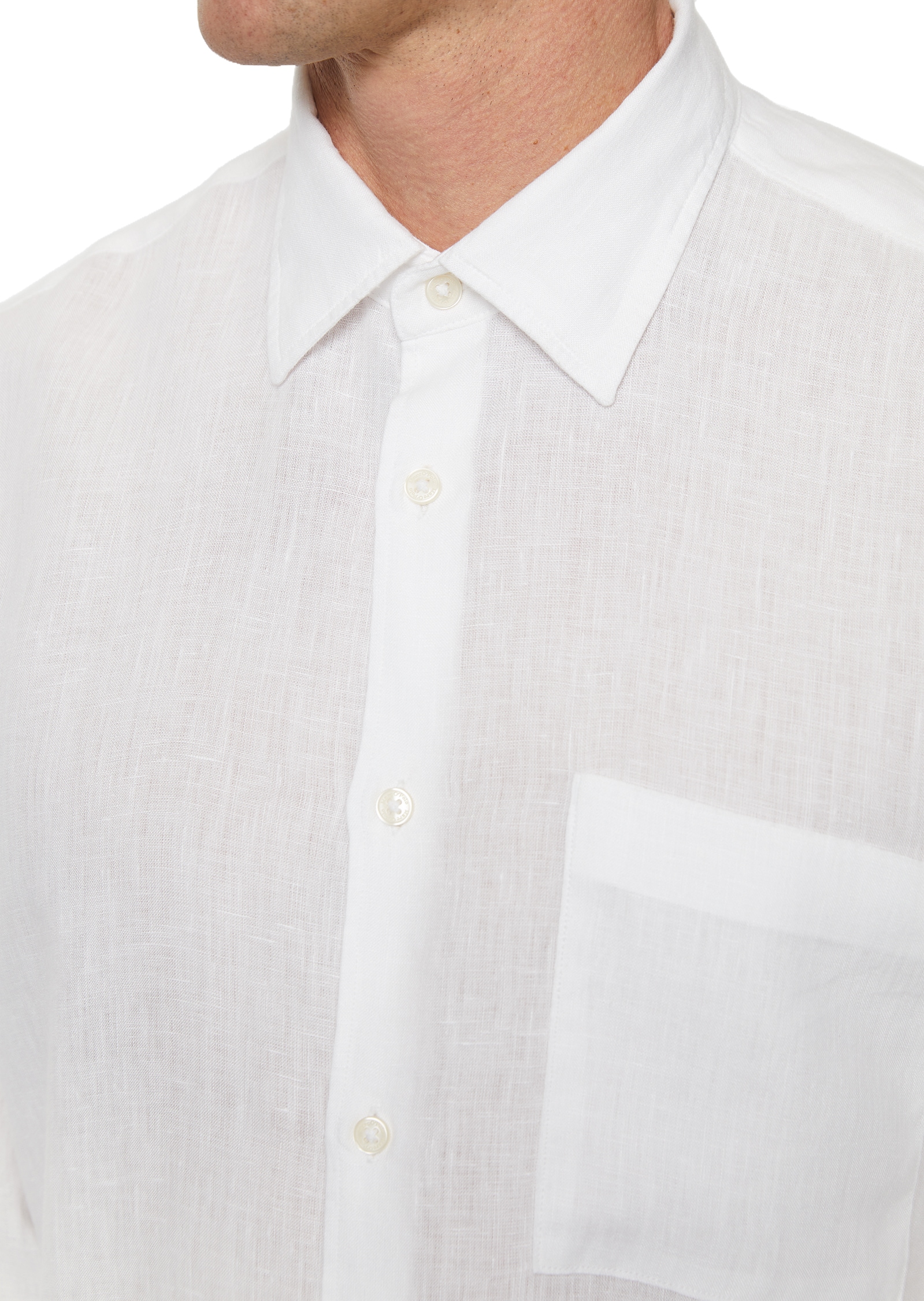 Marc O'Polo Leinenhemd, im klassisch cleanen Look