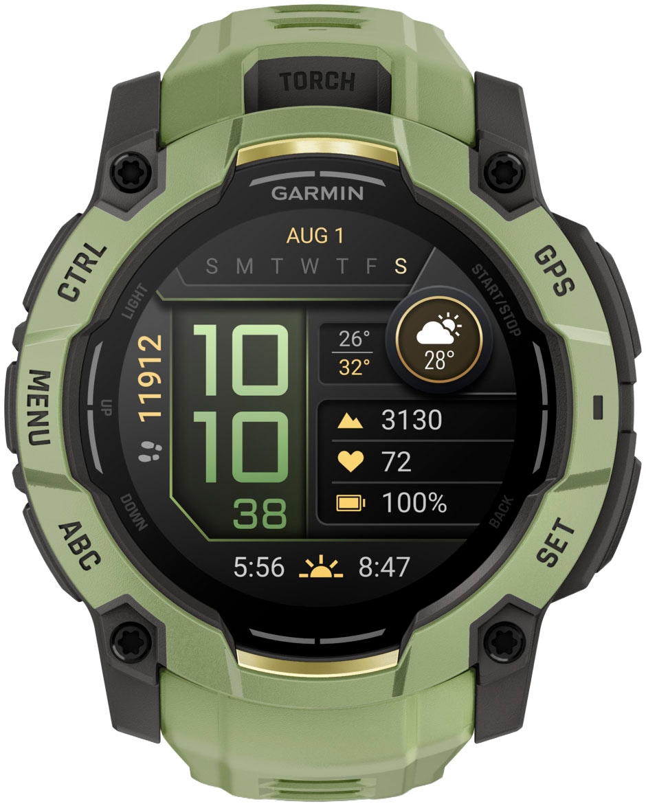 Garmin Smartwatch »Instinct 3 AMOLED - 50 mm«(/ 1,3 ″)