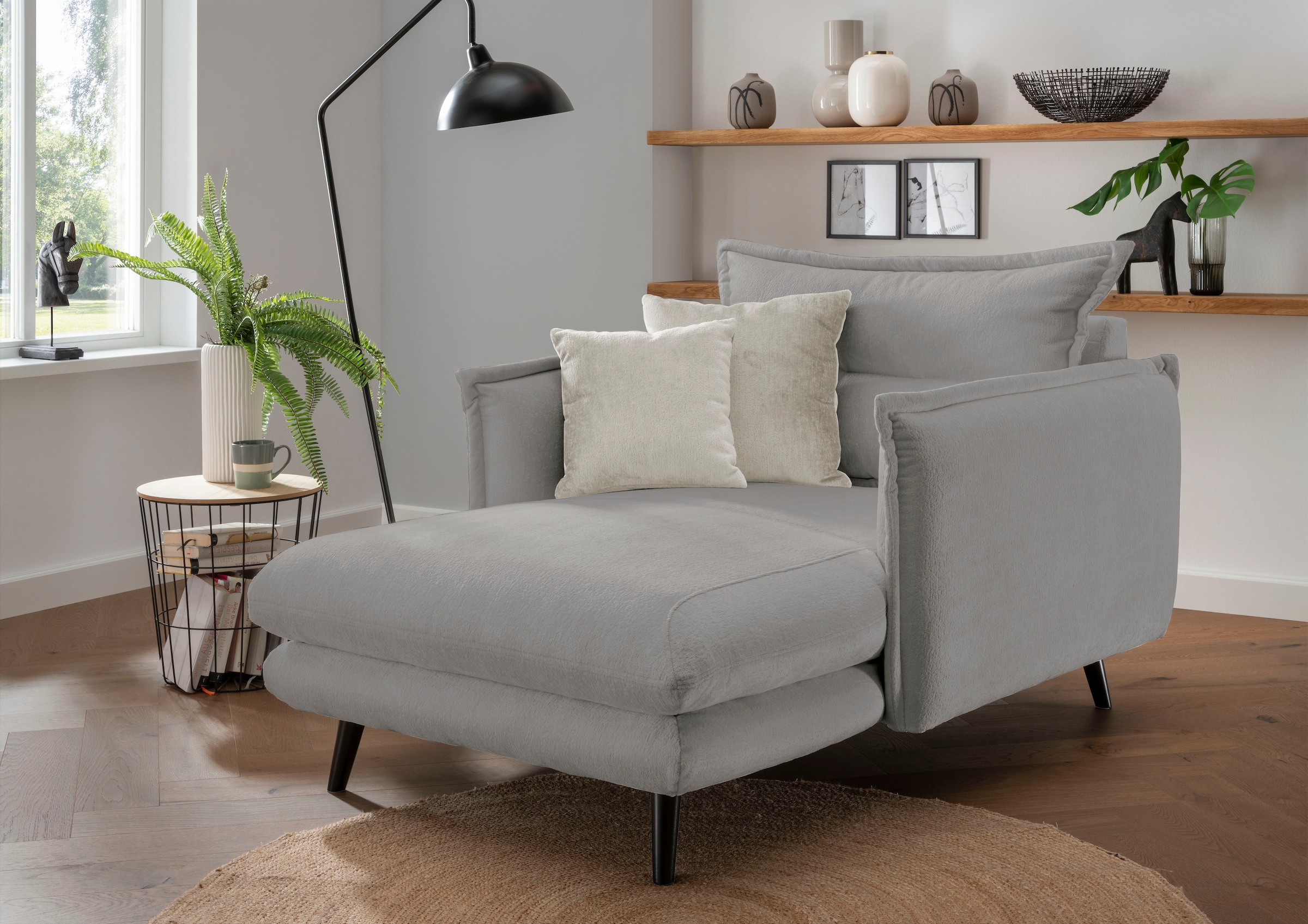 Home affaire Loveseat »Lazio« moderner Sessel mit einer bequemen Polsterung günstig online kaufen