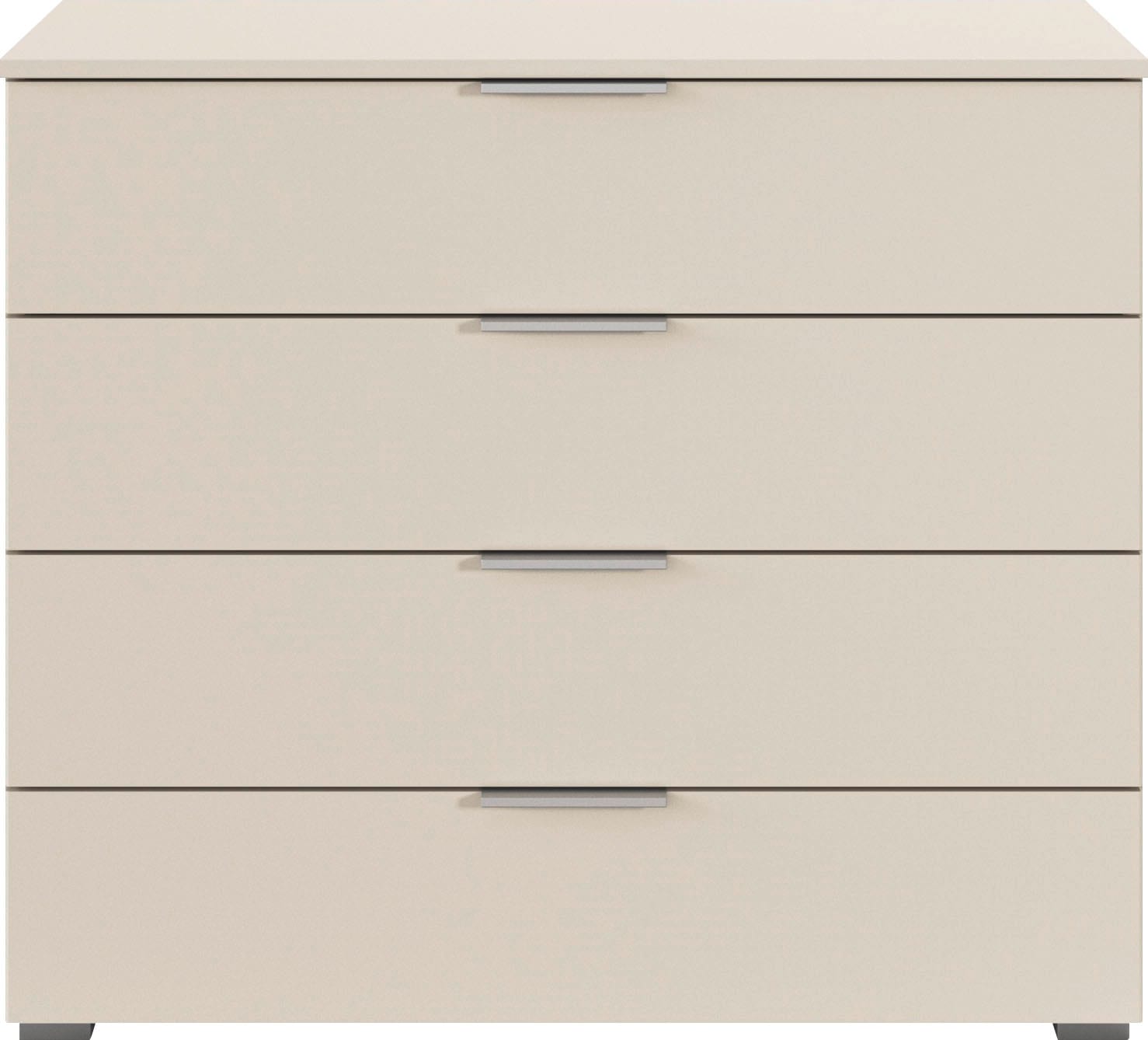 rauch Schubkastenkommode »Sideboard Schubladenkommode AGORDO mit Dekor- oder Hochglanzfront«, (in zwei Griff-Farben), Breite 93 cm mit 4 großen Schubladen für viel Stauraum MADE IN GERMANY