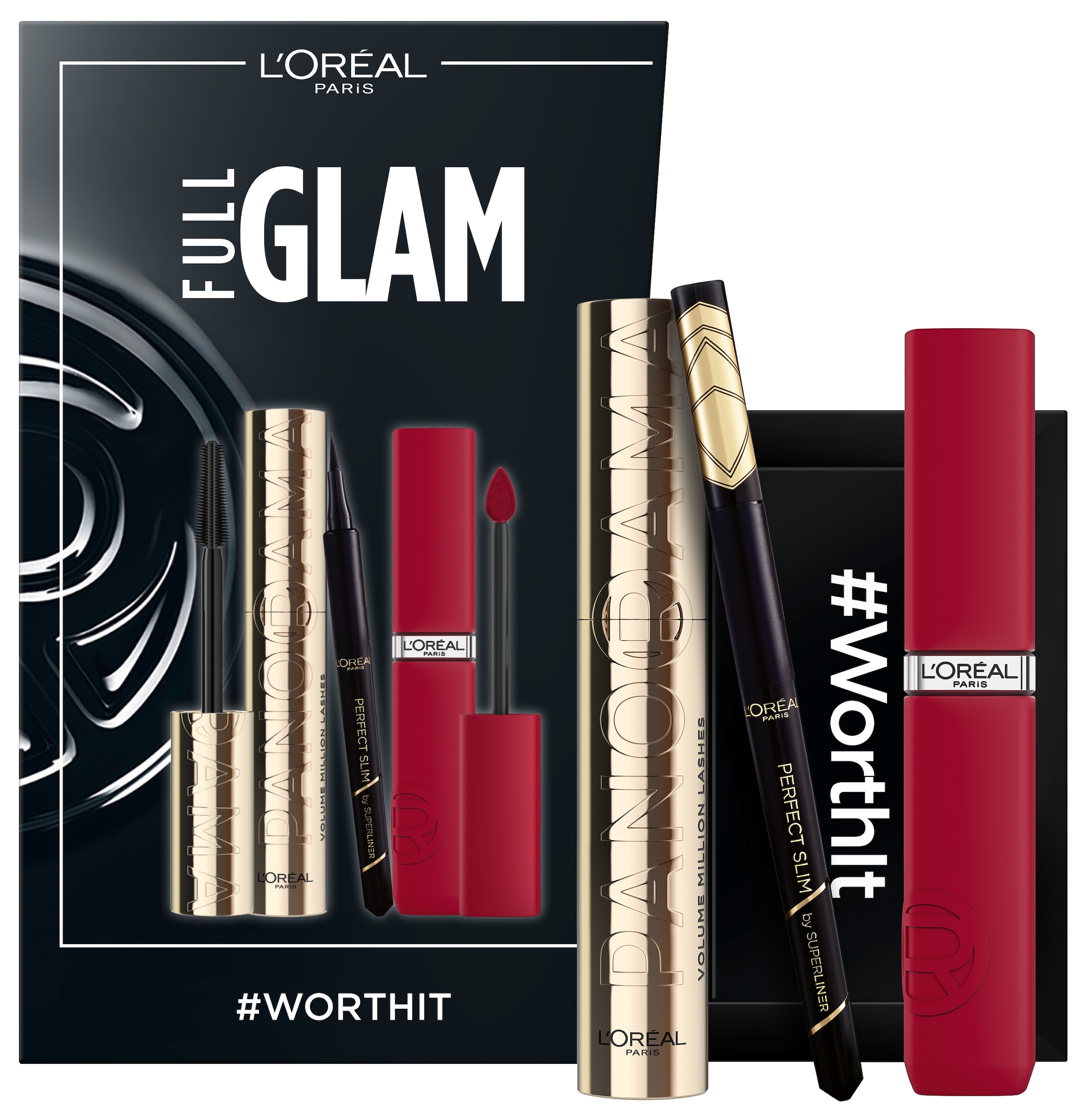 Schmink-Set »L'Oréal Paris Glam Look Make-Up Set«, mit vielseitigen...