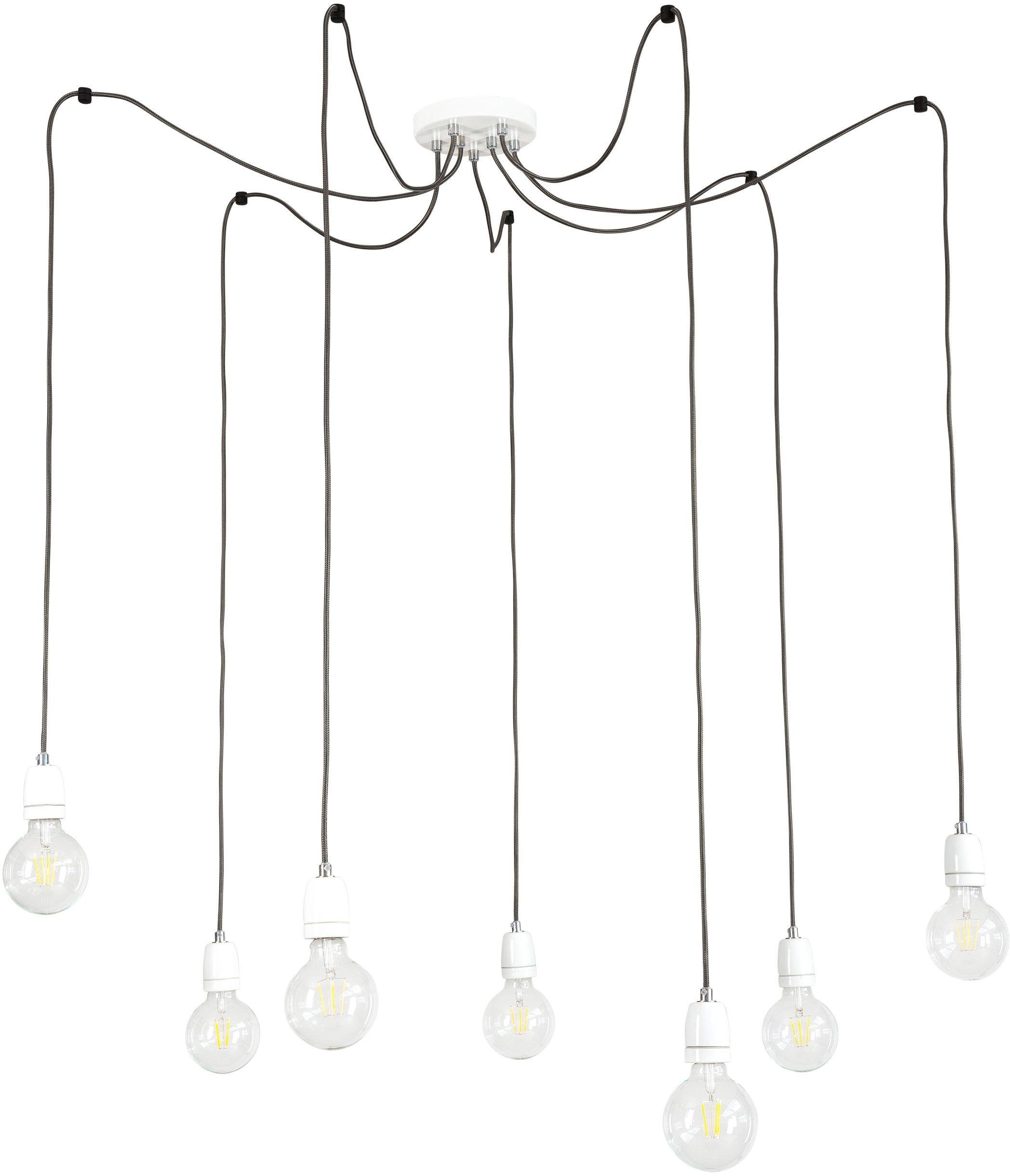 BRITOP LIGHTING Pendelleuchte »PORCIA SPIDER«, 7 flammig, Leuchtmittel E27 günstig online kaufen