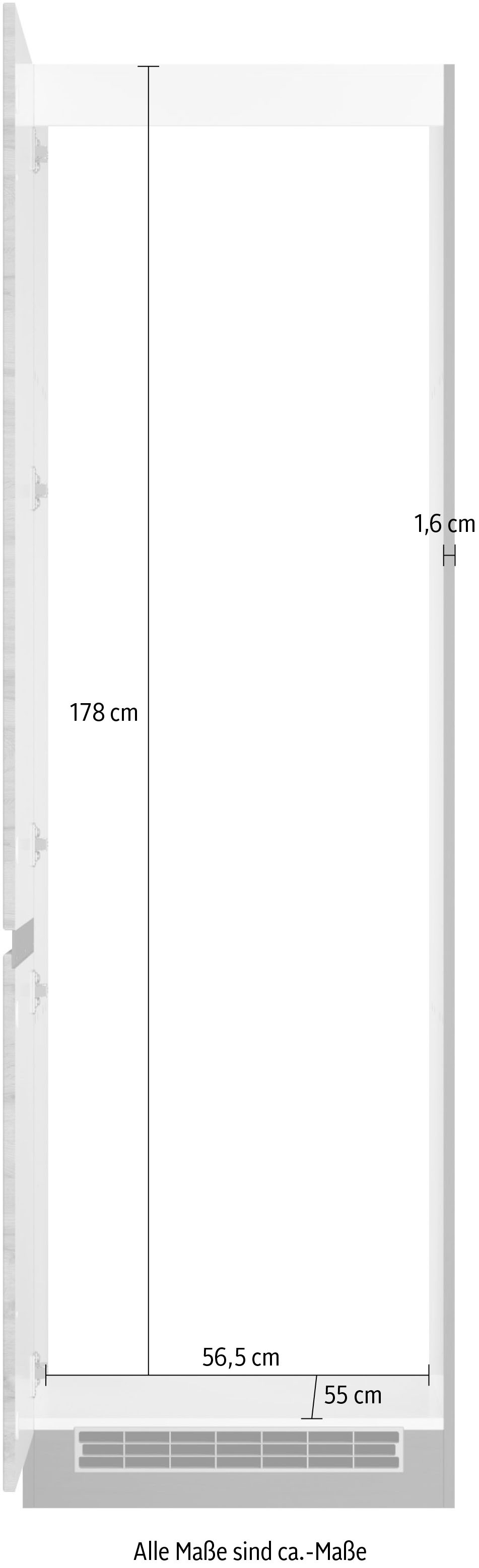 HELD MÖBEL Kühlumbauschrank »Riesa«, Breite 60 cm, MDF-Fronten auf Raten  kaufen