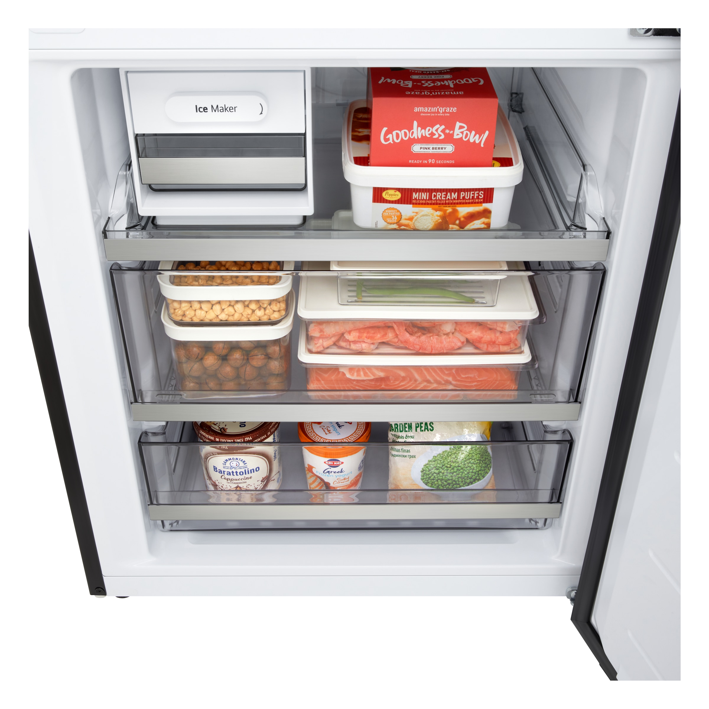 LG Kühl-/Gefrierkombination Serie 7 »GBBW726AEV« 203 cm hoch 69,7 cm breit Vollintegrierbarer Kühlschrank dank frontaler Luftzufuhr und Abluft
