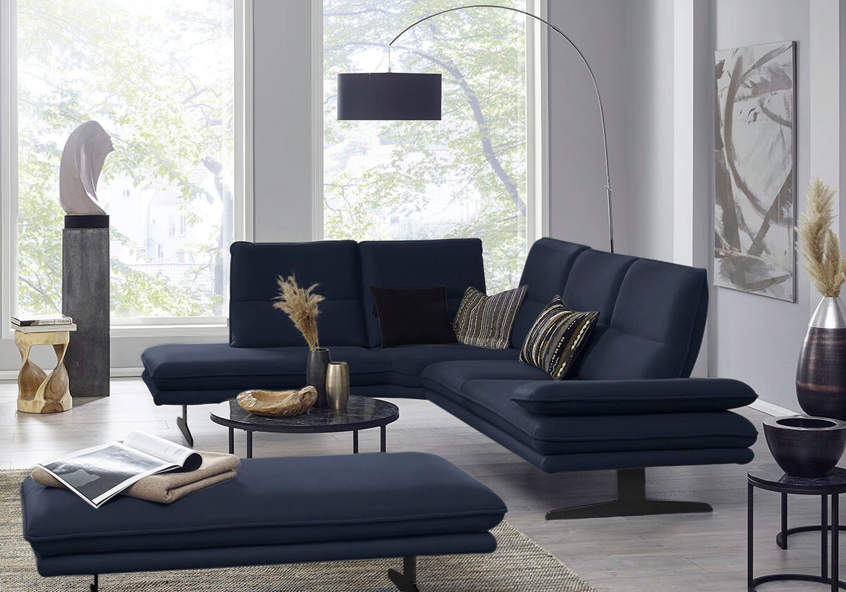 W.SCHILLIG Ecksofa »broadway, Designsofa, toller Sitzkomfort, zeitlos, eleg günstig online kaufen