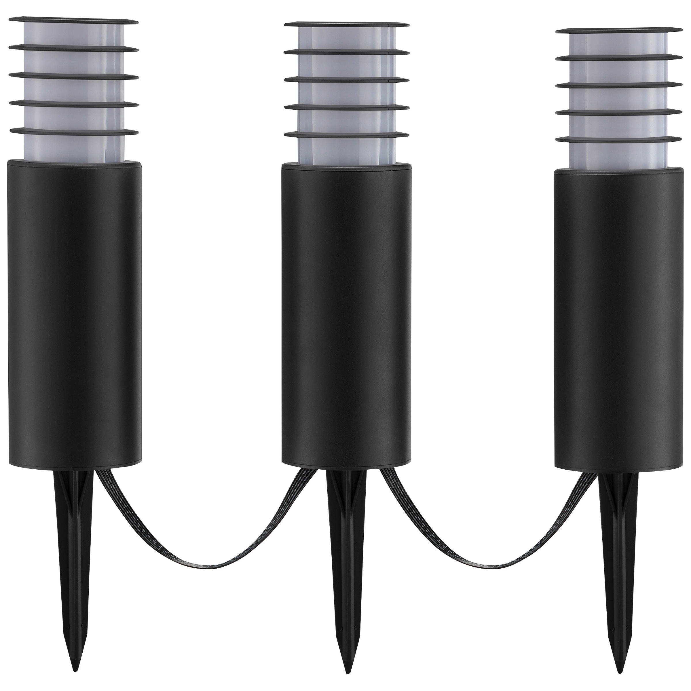 Brilliant LED Gartenleuchte »Carosu« LED-Modul 3 Stk. warmweiß - kaltweiß L günstig online kaufen