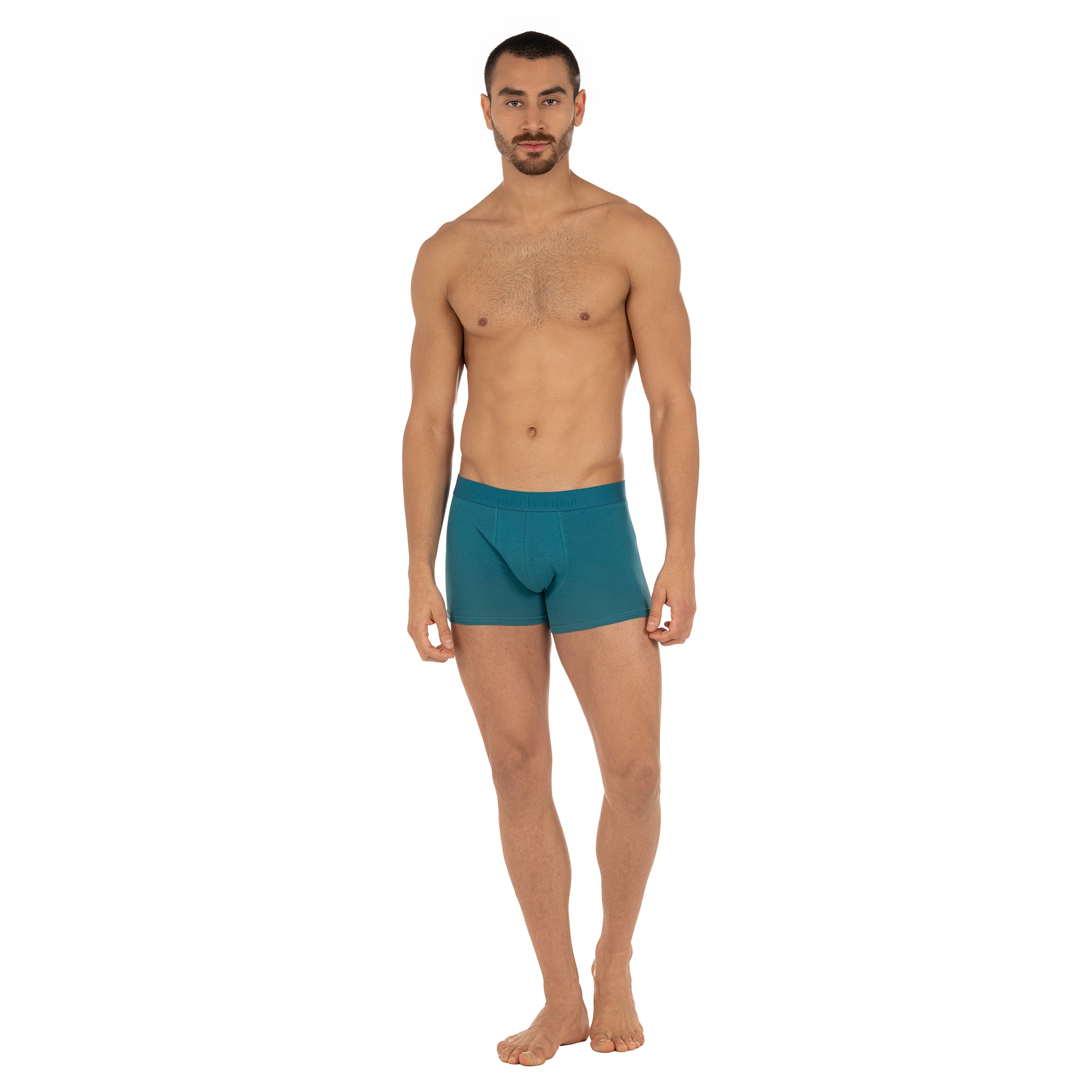Bruno Banani Boxershorts »FLOWING«, (2er Pack), mit kontrastfarbenem Bündchen