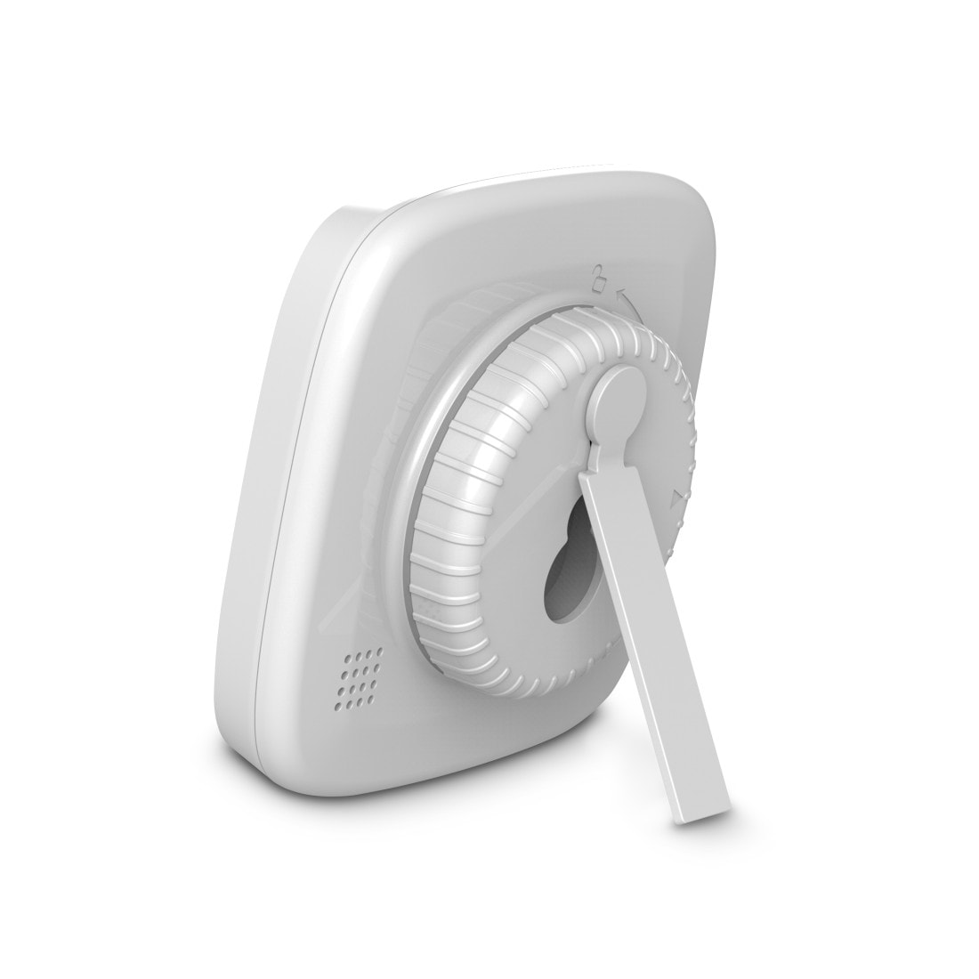 Hama Badezimmeruhr »Digitale Uhr "Zypern", spitzwassergeschützt, Weiß« mit Saugnapf, zum Stellen und Hängen