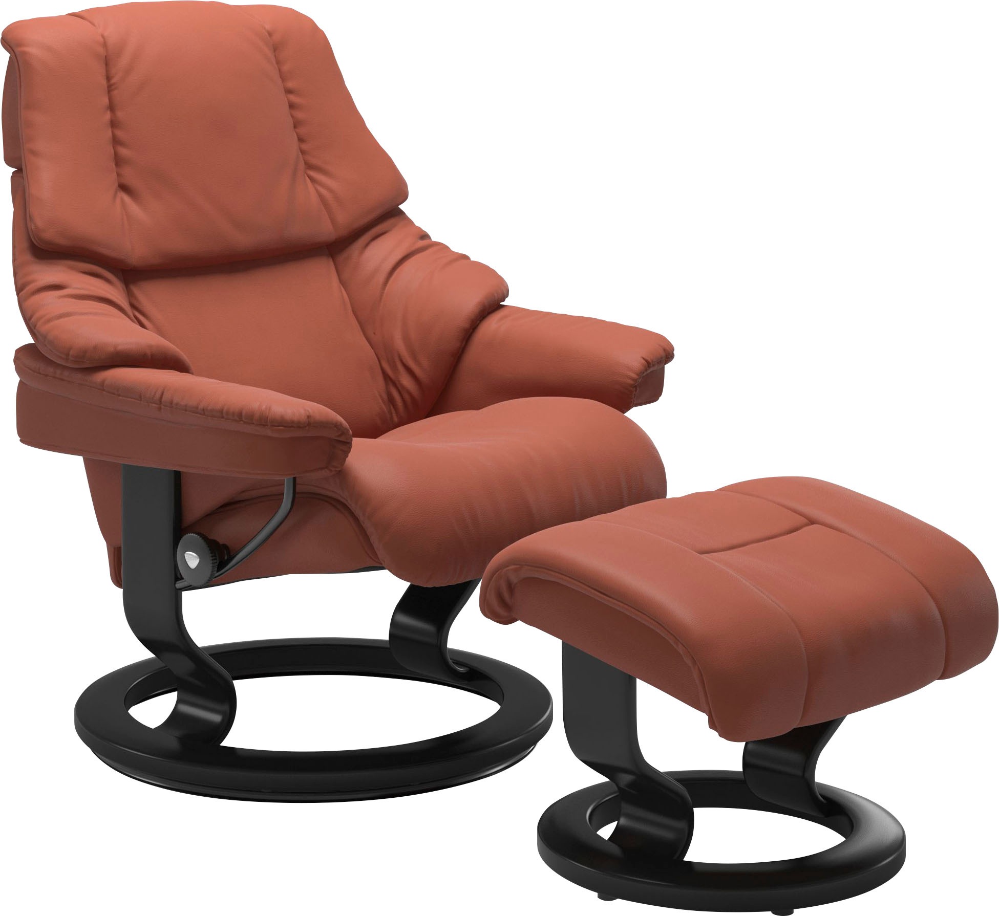 Stressless® Relaxsessel-Set »Reno«, mit Hocker, mit Classic Base, Größe S, M & L, Gestell Schwarz