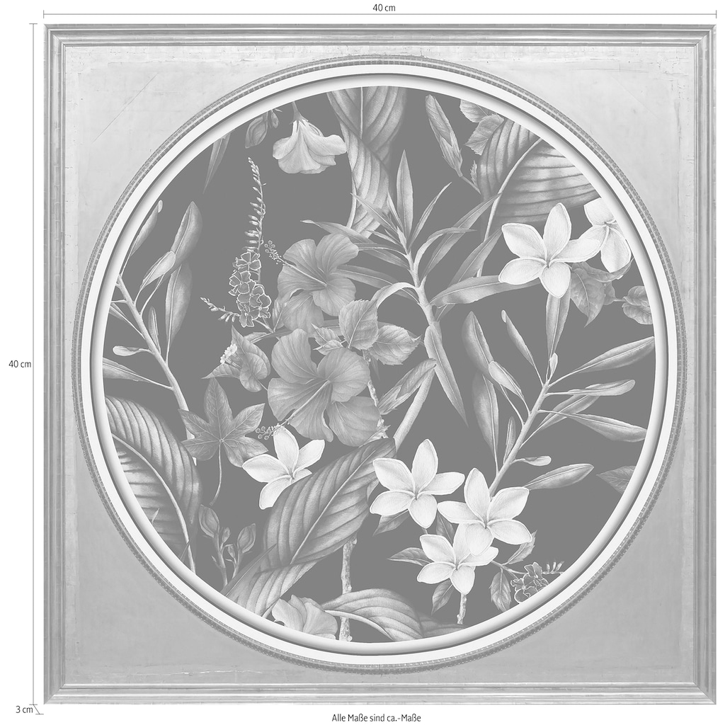 queence Acrylglasbild »Tropische Pflanzen II«