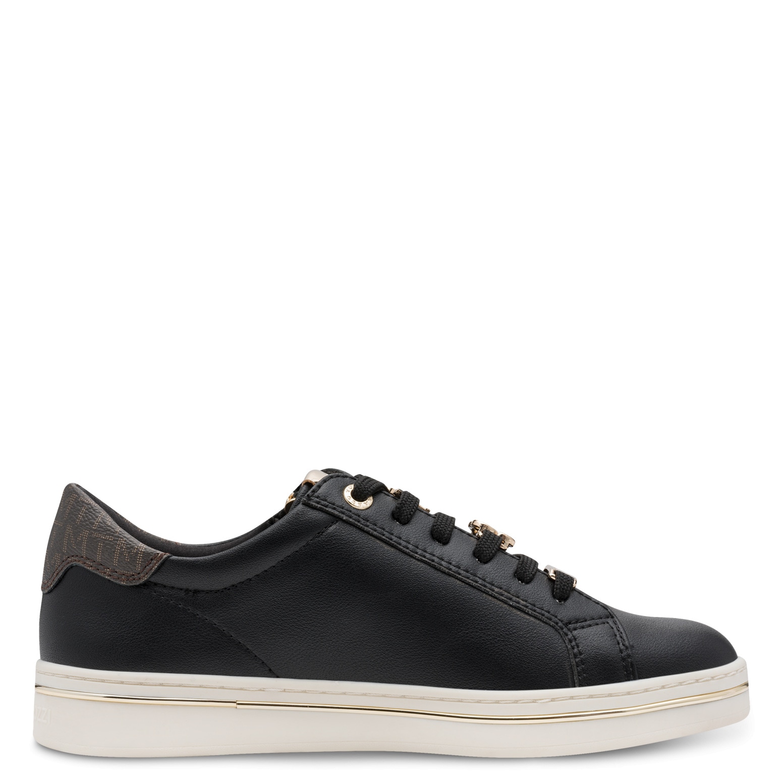 MARCO TOZZI Plateausneaker  , Freizeitschuh, Halbschuh, Schnürschuh mit Logoschriftzug