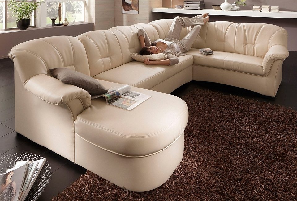 DOMO collection Wohnlandschaft »Papenburg, zeitlose Rückensteppung, elegant günstig online kaufen