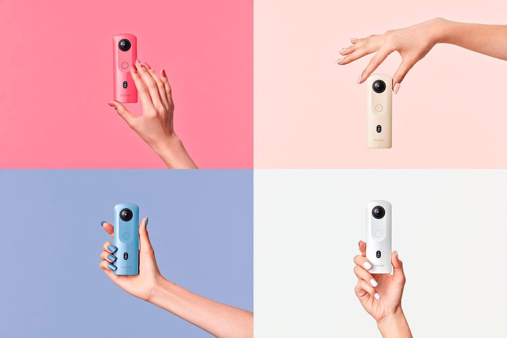 RICOH Camcorder »THETA SC2« 4K Ultra HD Bluetooth blau