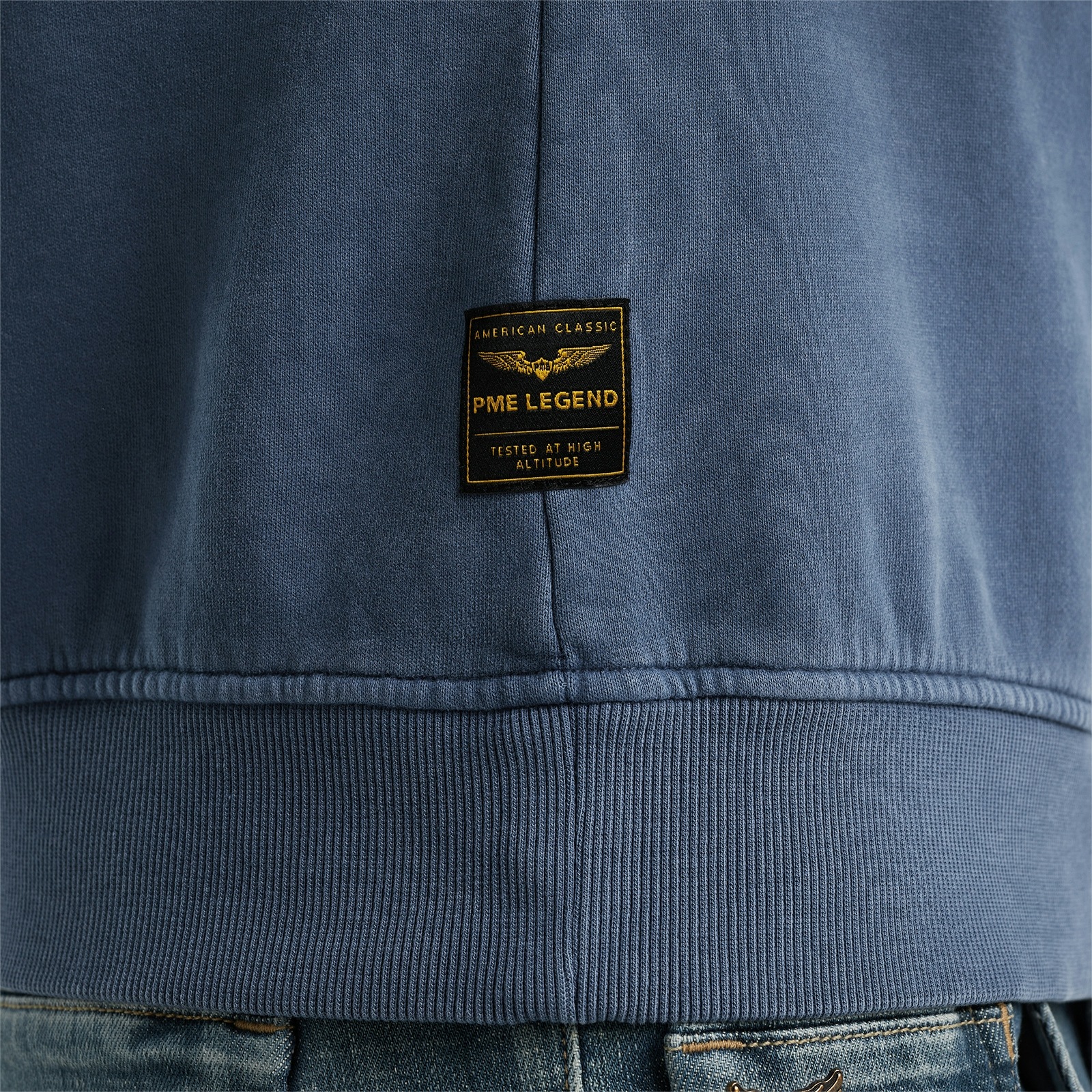 PME LEGEND Sweatshirt »Crewneck gd terry« mit Schriftzug