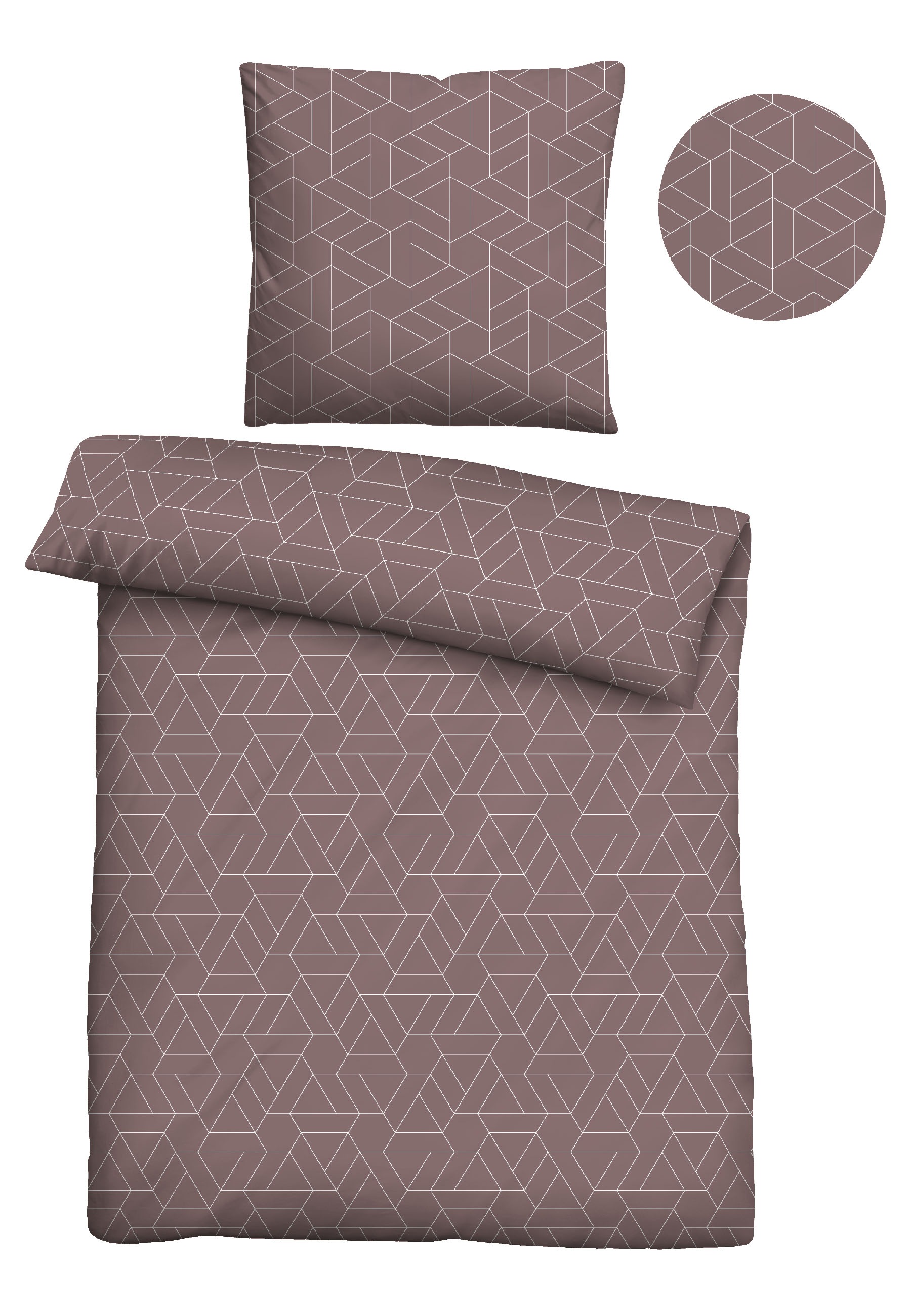 Castell - Markenbettwäsche Bettwäsche »0351104« 2 Stk. tlg. Poly-Cotton, wo günstig online kaufen