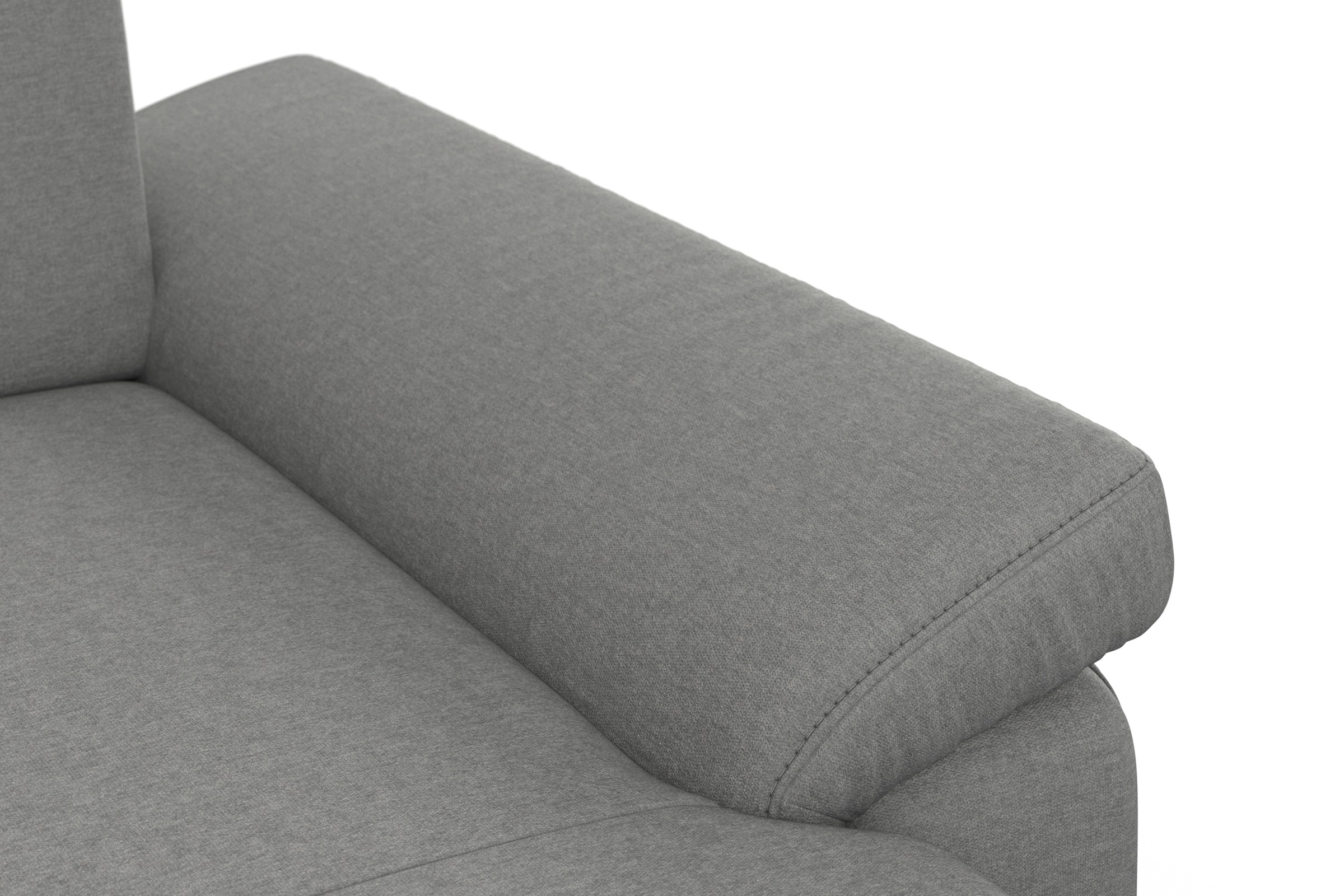 sit&more Ecksofa »Padua L-Form«, inklusive Sitztiefenverstellung, Armteilfunktion und Federkern