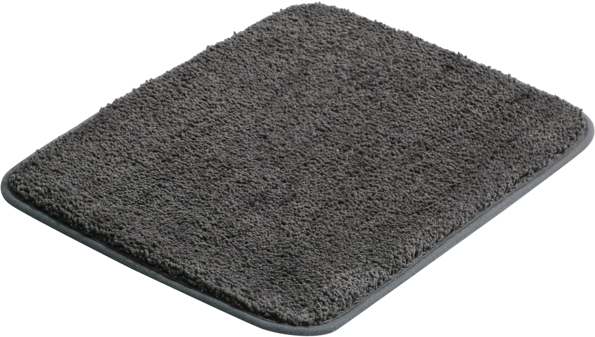 my home Badematte »Regona, Badteppich, Badvorleger, Badezimmer Teppich«, rutschhemmend beschichtet, fußbodenheizungsgeeignet-schnell trocknend-strapazierfähig, Uni Farben, besonders weich, als rechteckig und halbrund erhältlich
