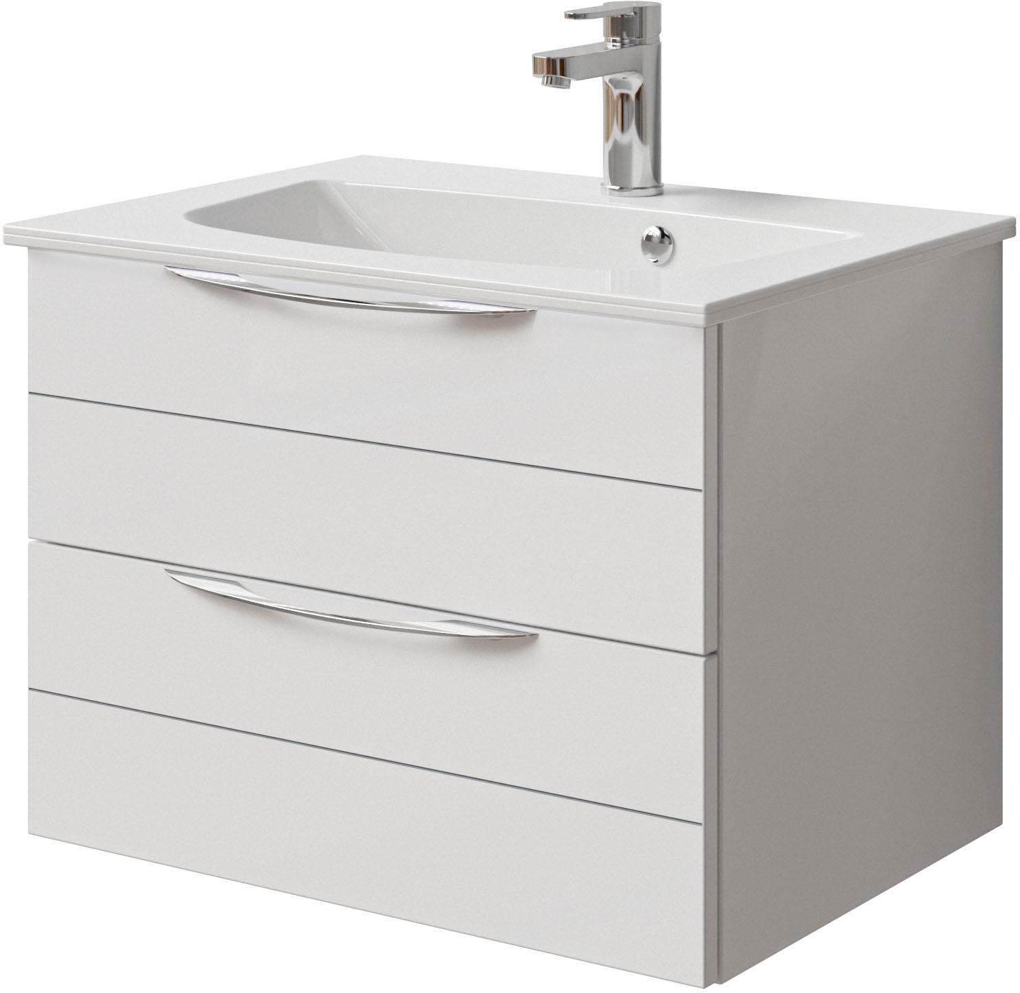 Saphir Waschtisch »Serie 6025 Mineralmarmor-Waschtisch mit Unterschrank, 67 günstig online kaufen