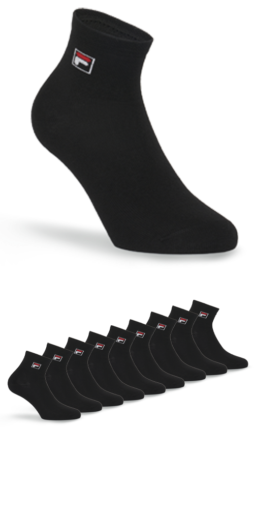 Fila Kurzsocken, (9er Pack), mit Logo-Schriftzug