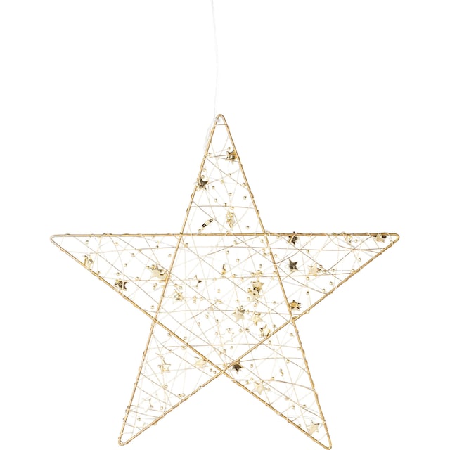 Creativ light LED Stern »Weihnachtsstern, Weihnachtsdeko«, aus Draht, mit 15  LED\'s, Ø 30 cm mit Timerfunktion, im 2er-Set online bestellen