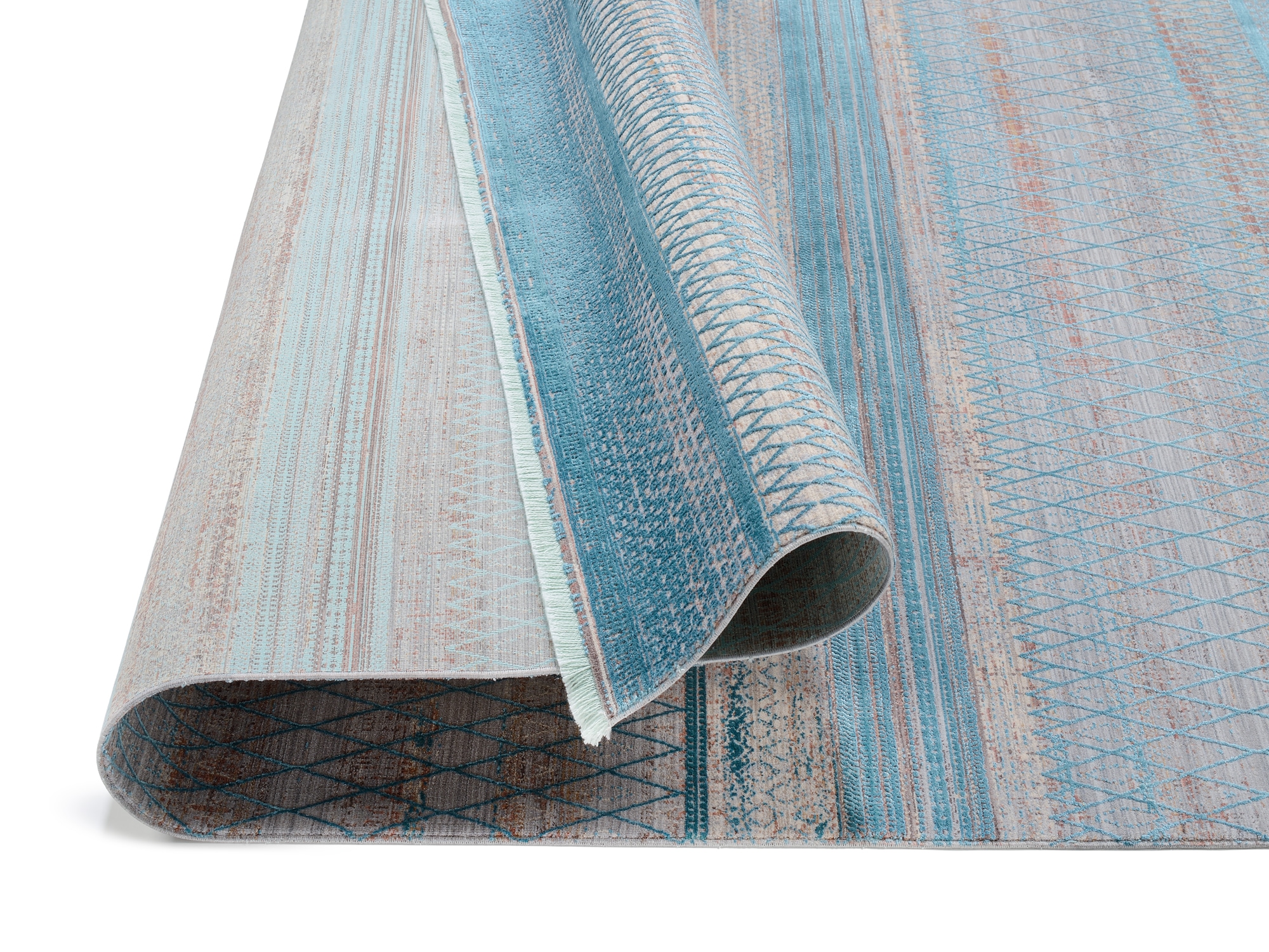 OCI DIE TEPPICHMARKE Teppich »FARBEN MASTER«, rechteckig, 8 mm Höhe, Klassisches Muster, eingefasst, in 3-D-Optik