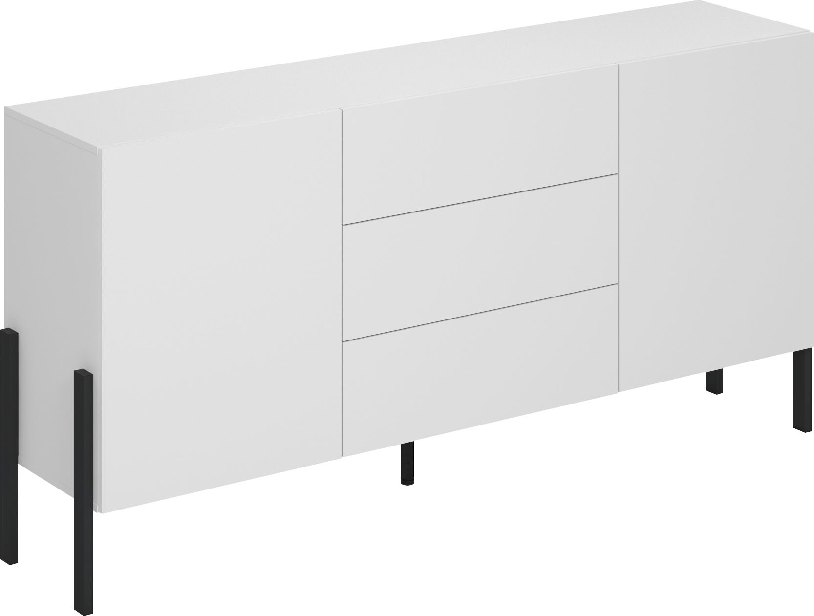 INOSIGN Sideboard »Jukon, Breite 150 bzw.180 cm, moderne grifflose Kommode« günstig online kaufen