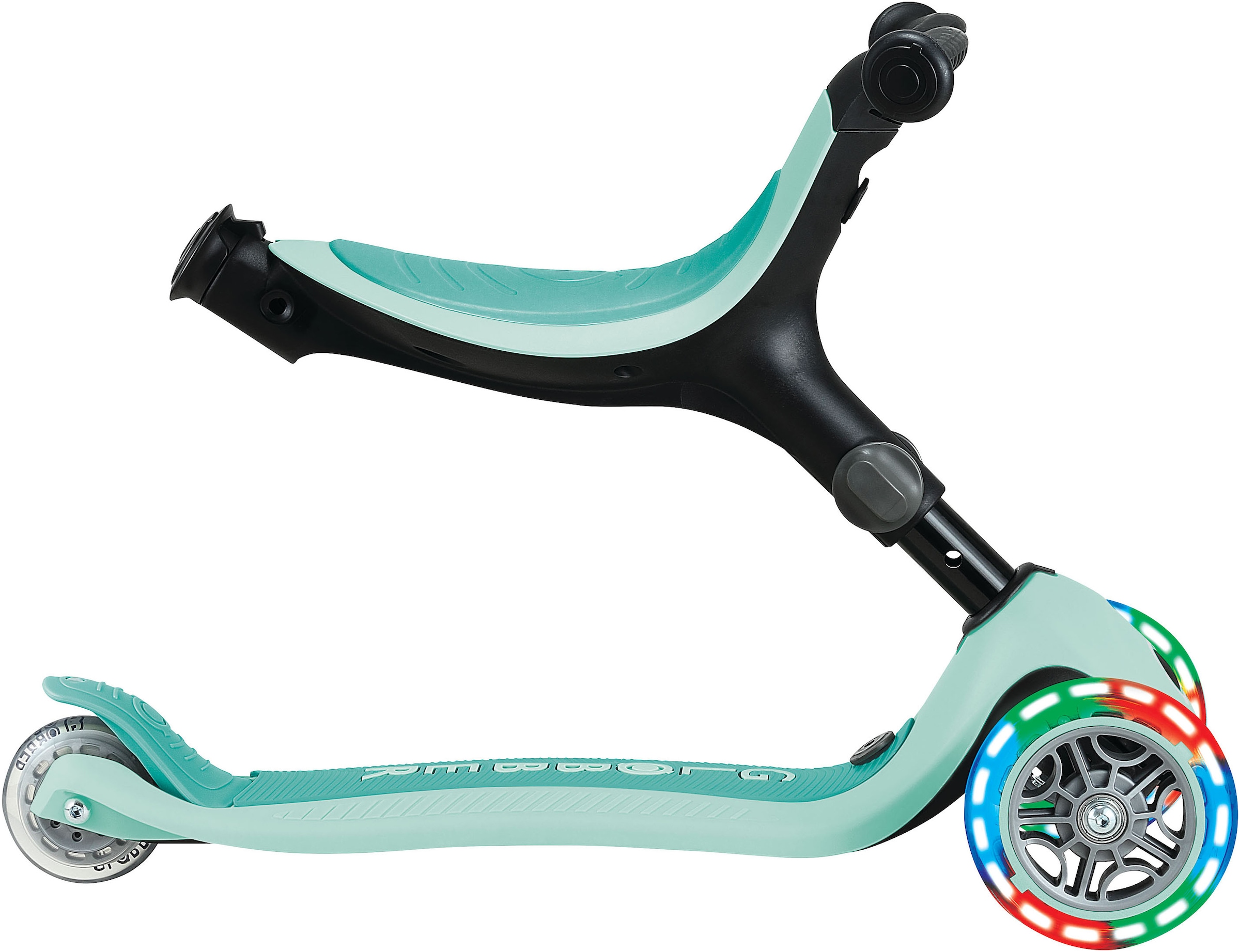 Globber Tretroller »GO-UP ACTIVE LIGHTS mit Leuchtrollen« Dreirad, Laufrad und Scooter
