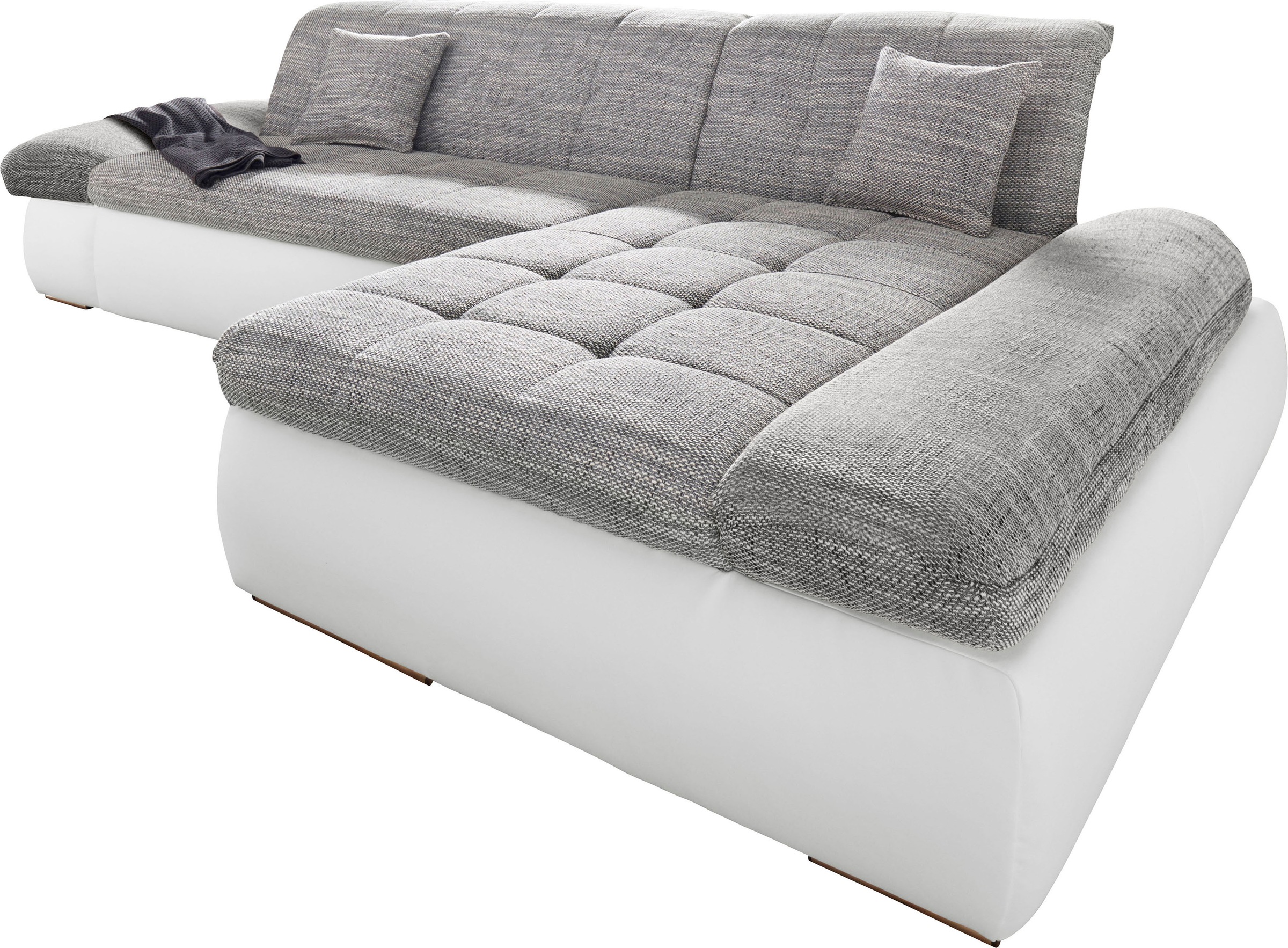 DOMO collection Ecksofa "Moric Luxus - B/T/H 300/172/80 cm, XXL-Format", L- günstig online kaufen