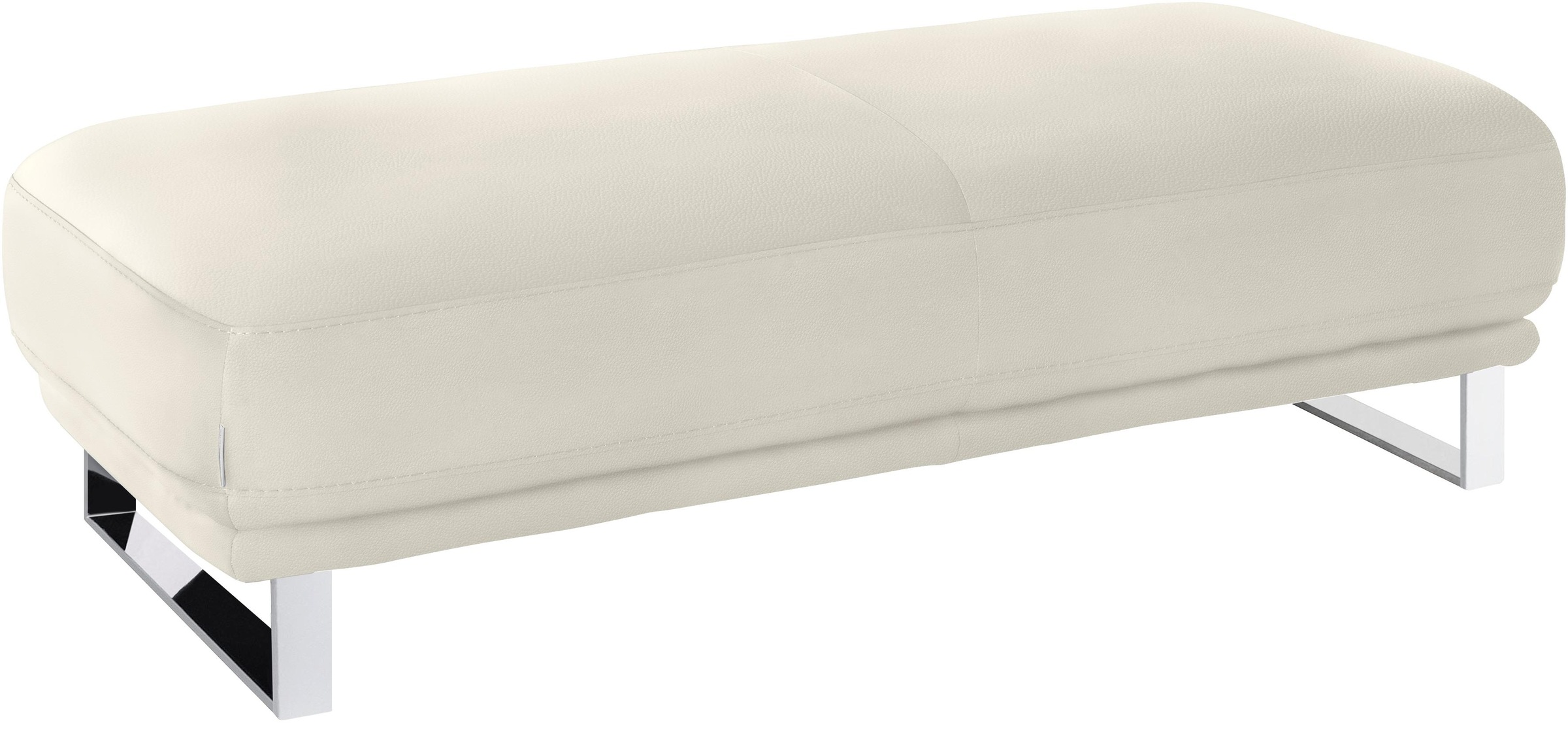 W.SCHILLIG Hocker »montanaa« mit Metallkufen in Chrom glänzend, Breite 141 cm