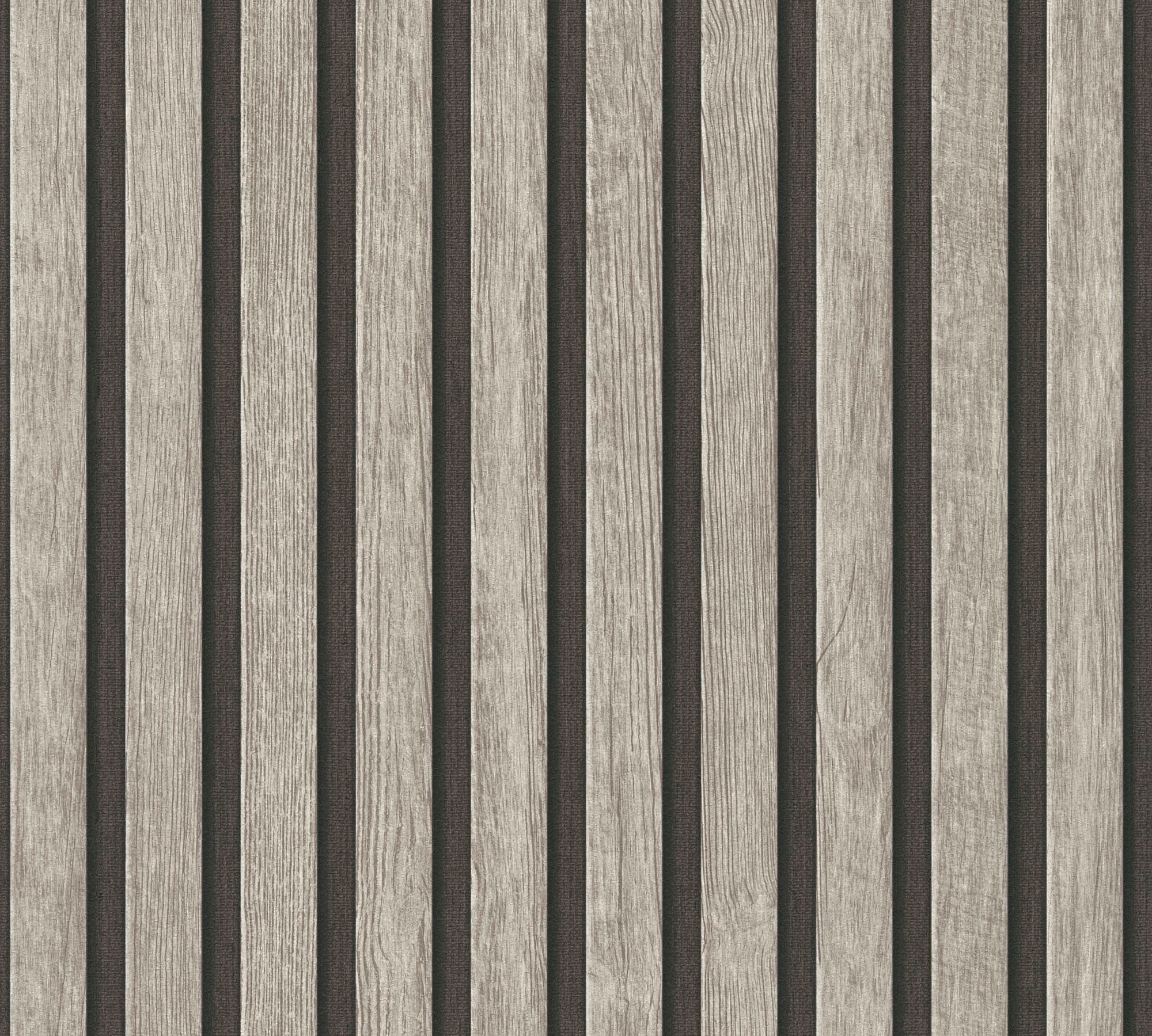 A.S. Création Vliestapete »PrintWalls II Skandinavische Holzpaneele«, matt-gemustert-neutral, Holzoptik Vlies Vlies Wand Tapeten Wohnzimmer Schlafzimmer Küche Optik