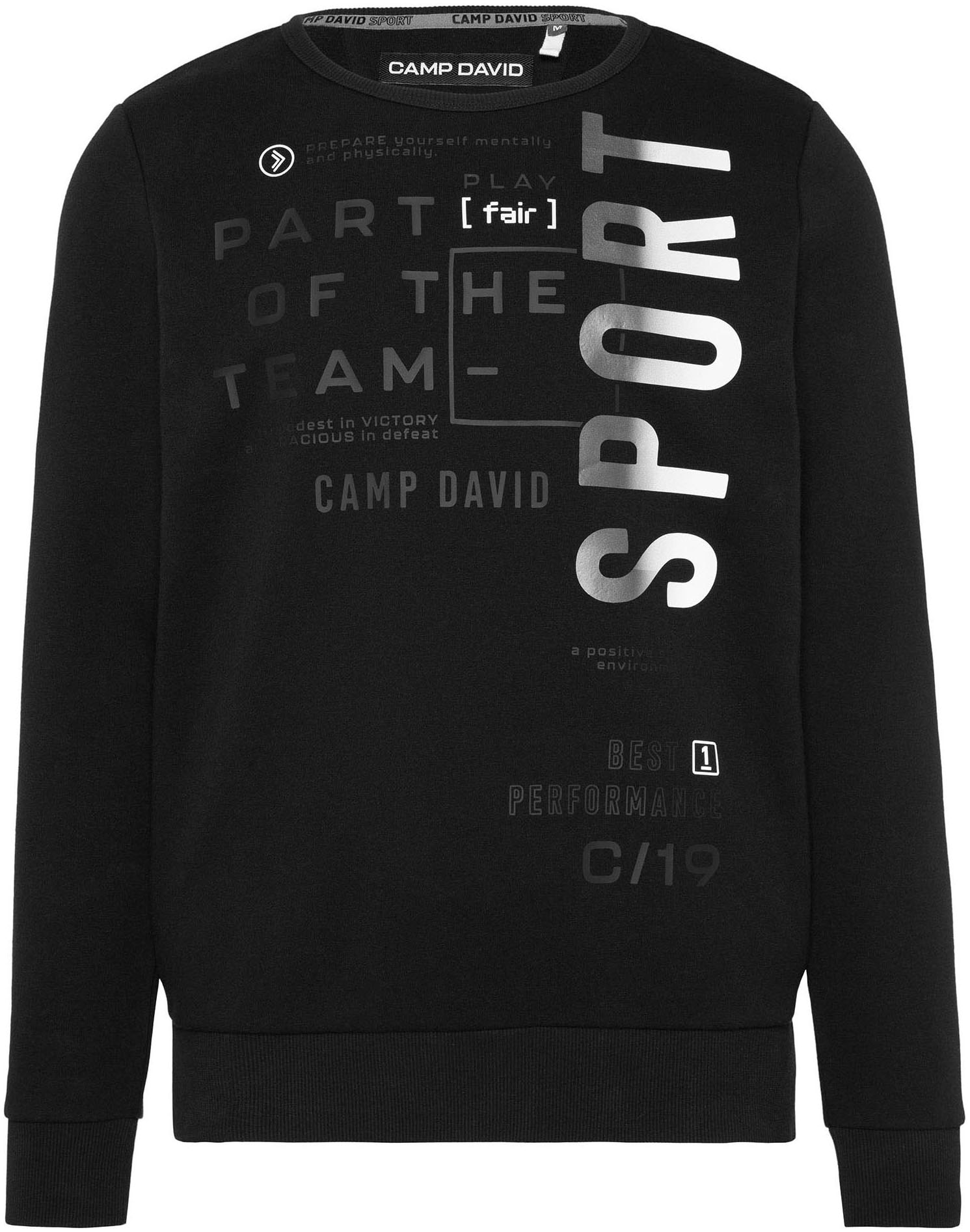 CAMP DAVID Sweatshirt, mit Schriftzügen