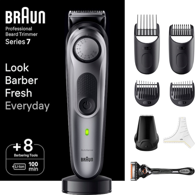 Braun Haarschneider »Barttrimmer BT7420«, 40 Einstellungen, Wasserdicht  online bestellen