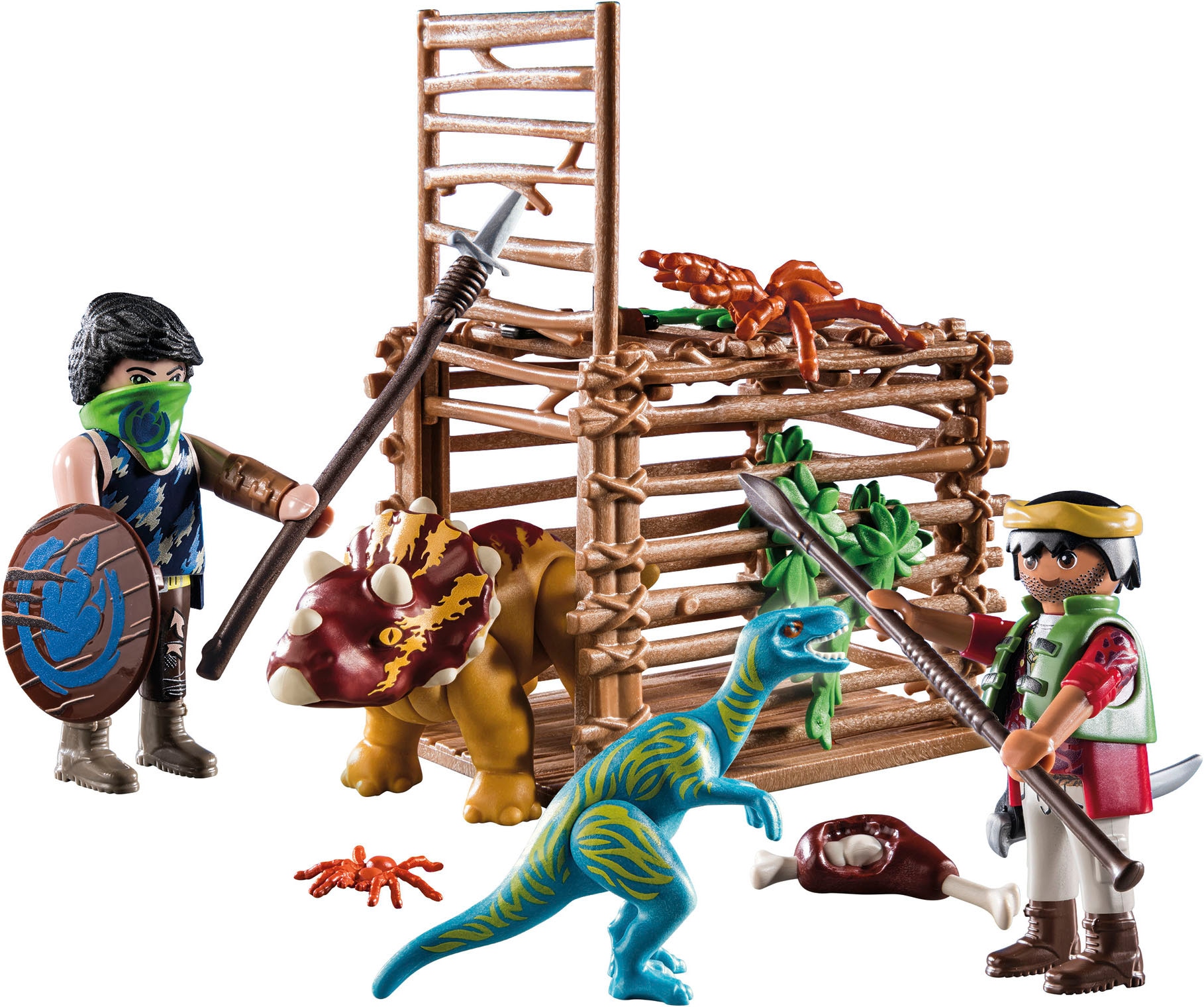 Playmobil® Konstruktions-Spielset »Starter Pack, Befreiung Triceratops (71378), Dino Rise«, (29 St.)