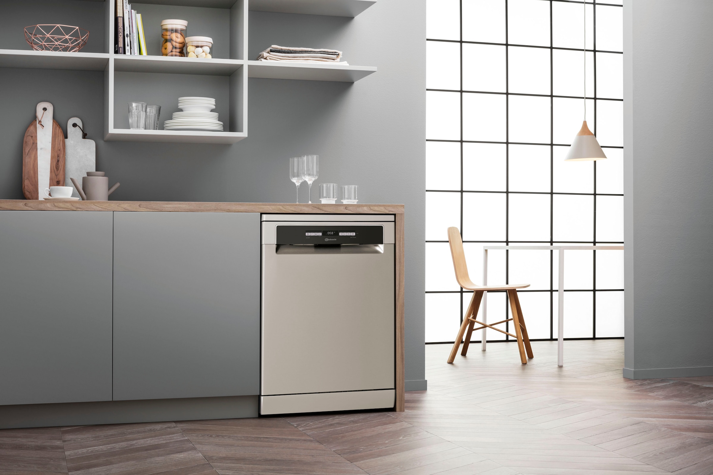 8. Bild von BAUKNECHT Standgeschirrspüler »OBFO POWERCLEAN 6330«, OBFO POWERCLEAN 6330, 14 Maßgedecke