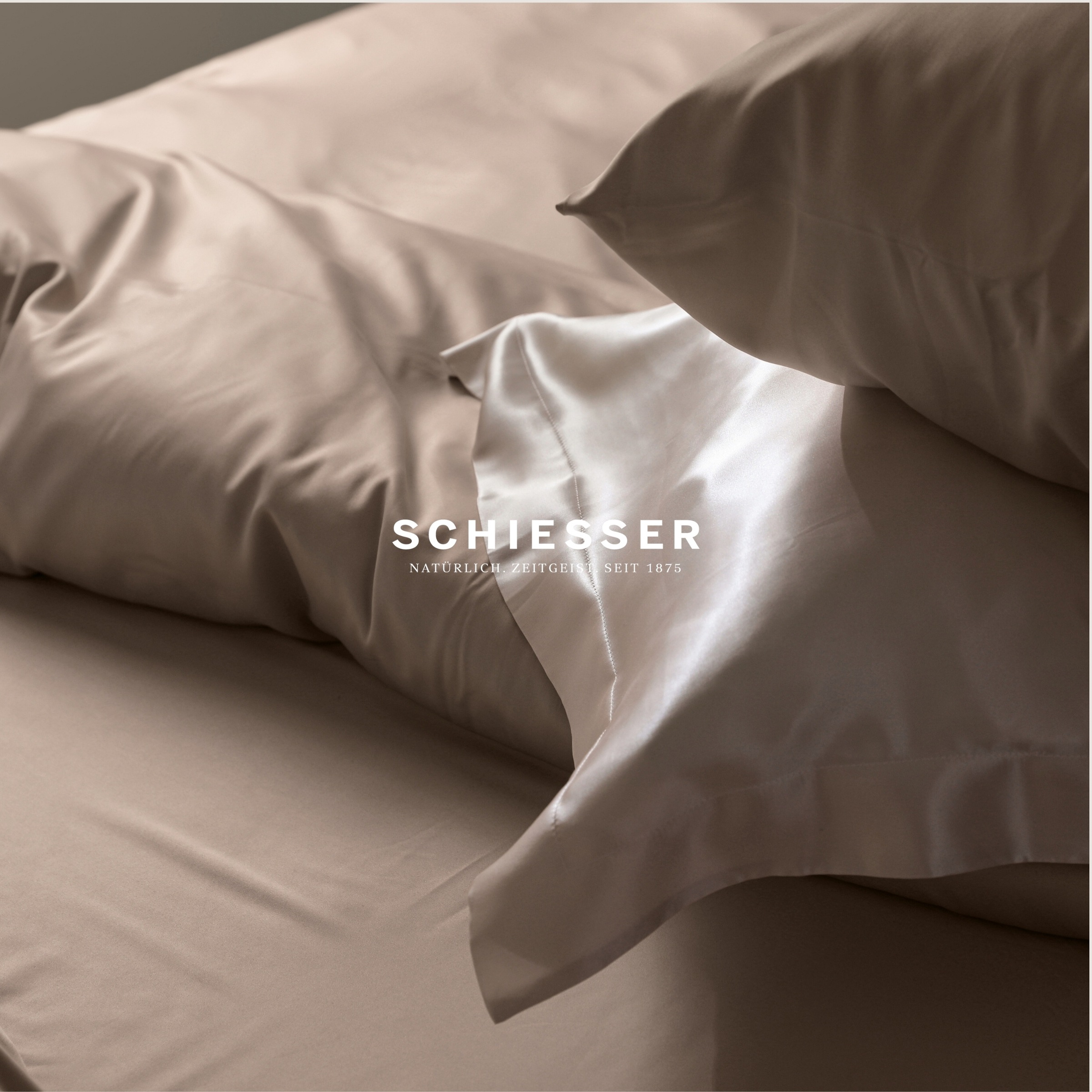 Schiesser Bettwäsche »Ella seidenmattes Premiumbettwäscheset aus feinstem Baumwollsatin«, Made in Green