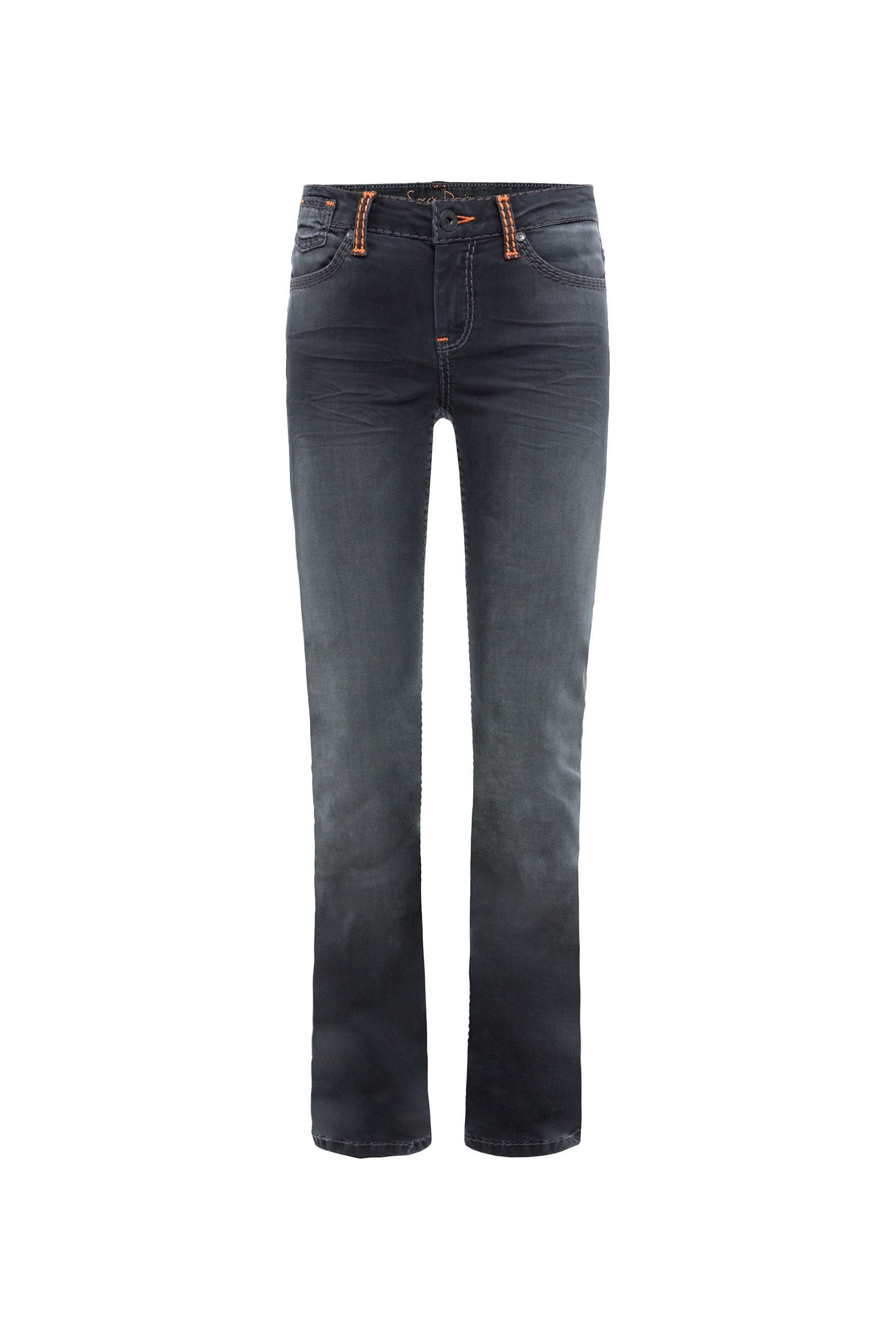 SOCCX Comfort-fit-Jeans, mit Kontrast-Steppungen
