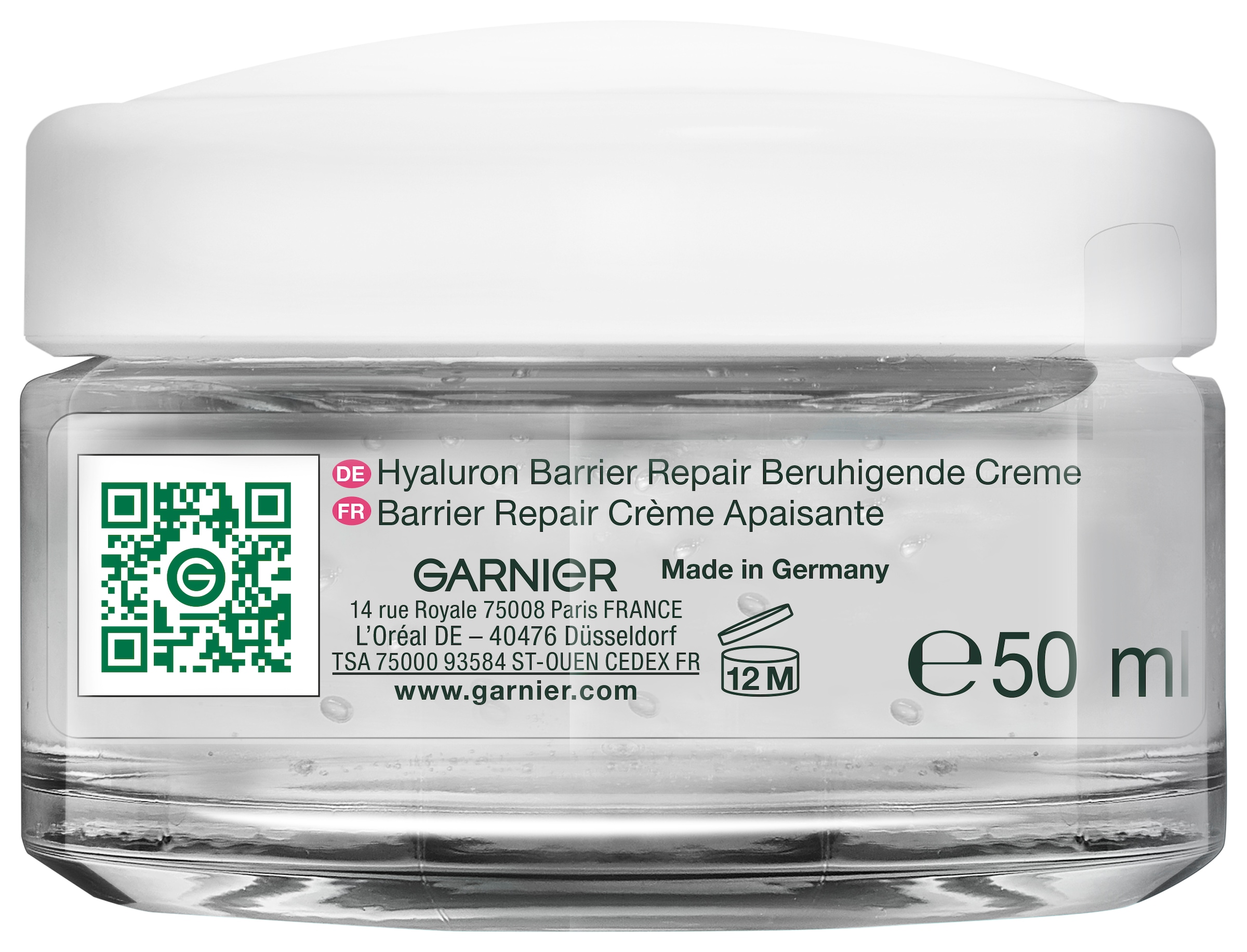 GARNIER Gesichtsemulsion »Garnier Hyaluron Barrier Repair Beruhigende Creme«