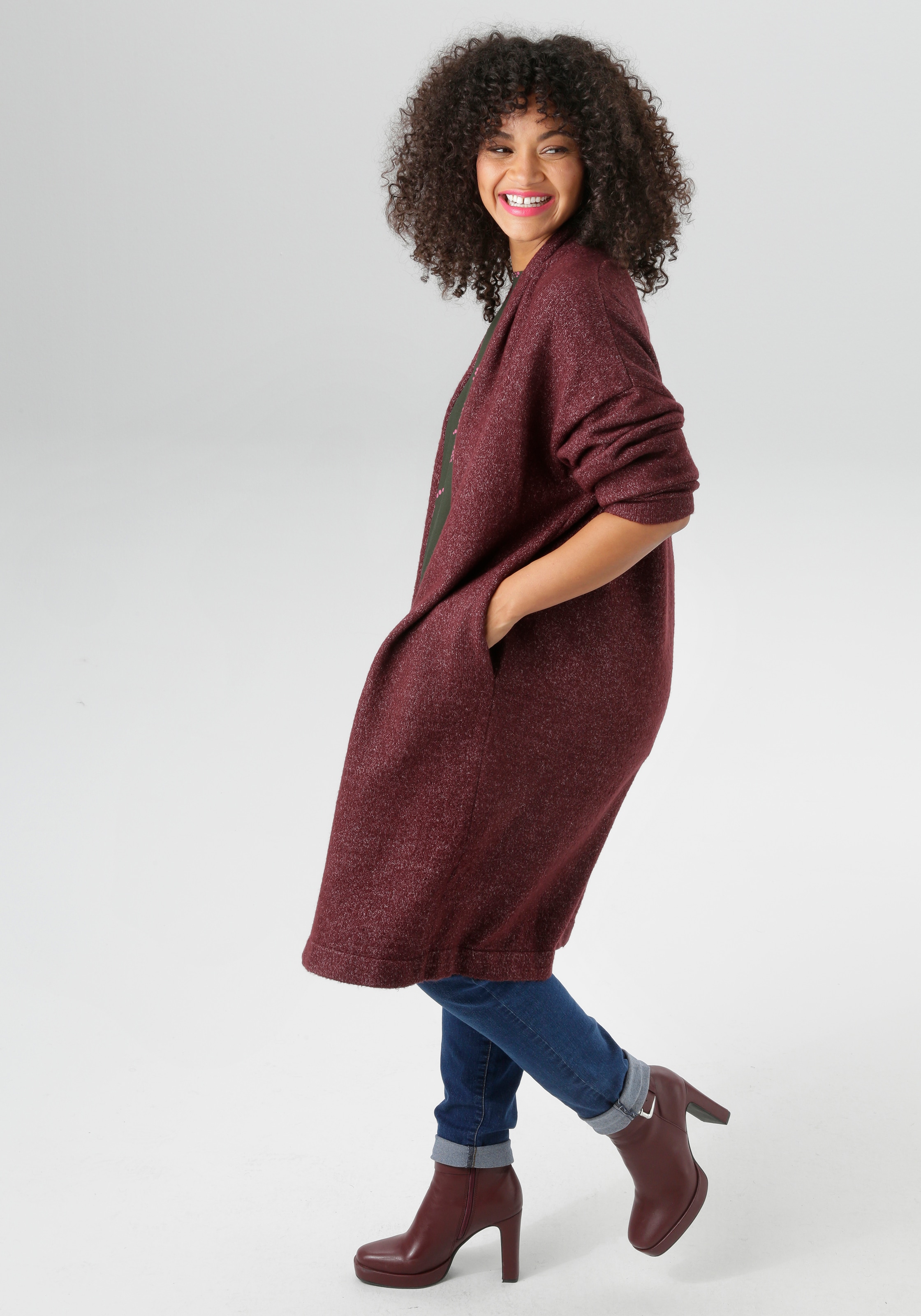 Aniston PLUS Strickjacke in kuscheliger Qualität - NEUE KOLLEKTION