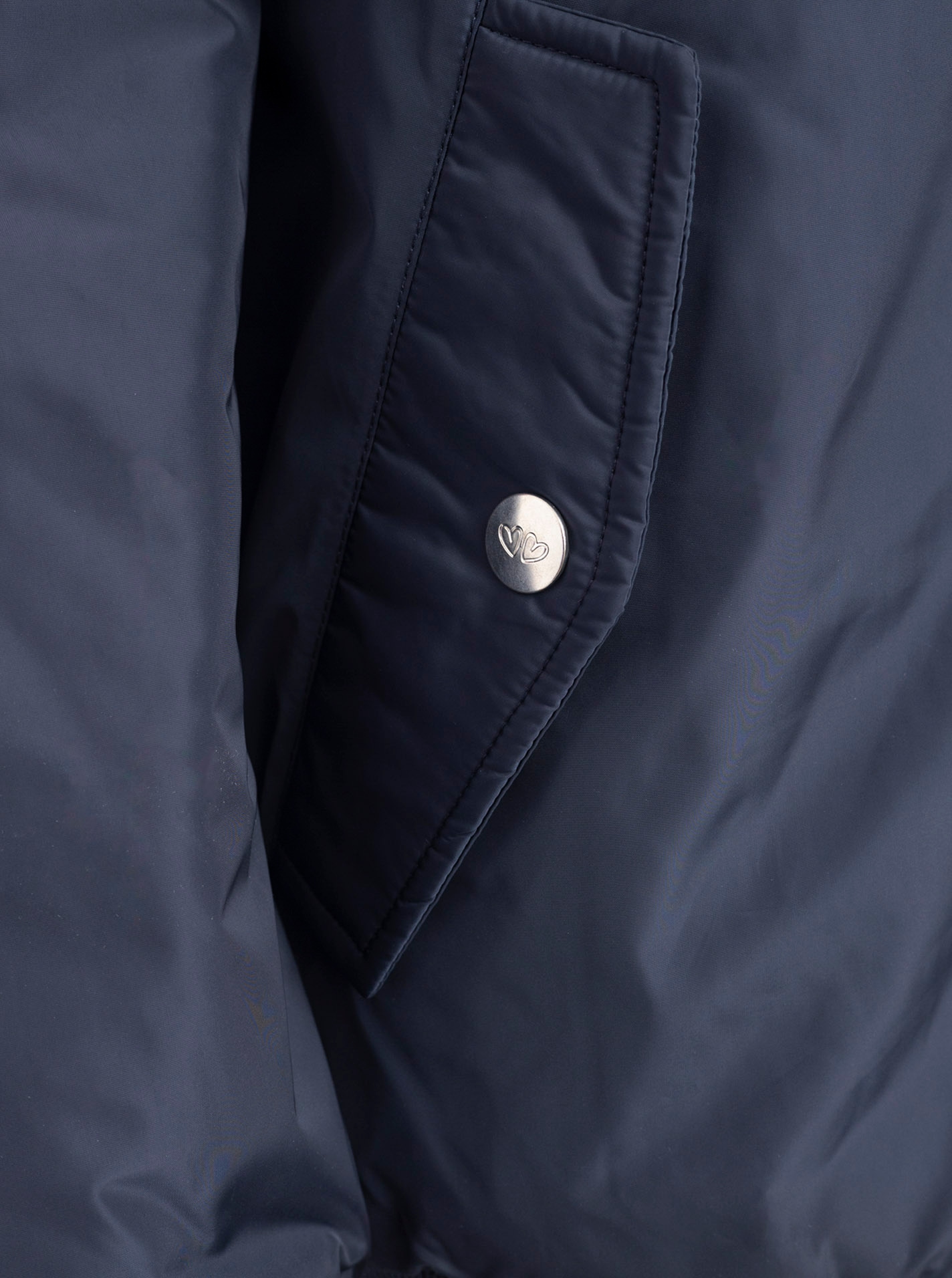 Zwillingsherz Bomberjacke »"Happy"« ohne Kapuze verdeckter Reißveschluss, Taschen